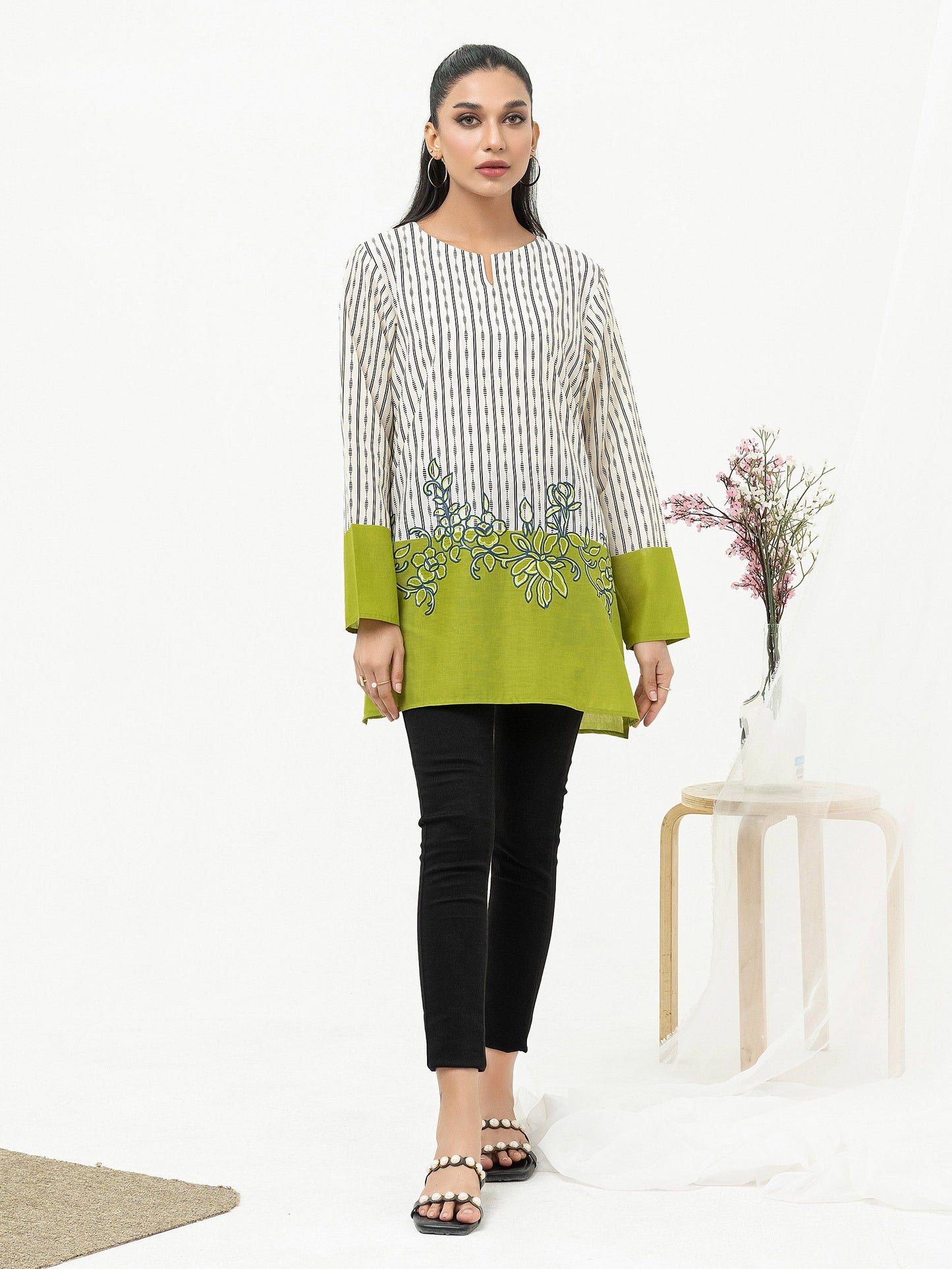 Lawn Kurti- Embroidered (Pret)