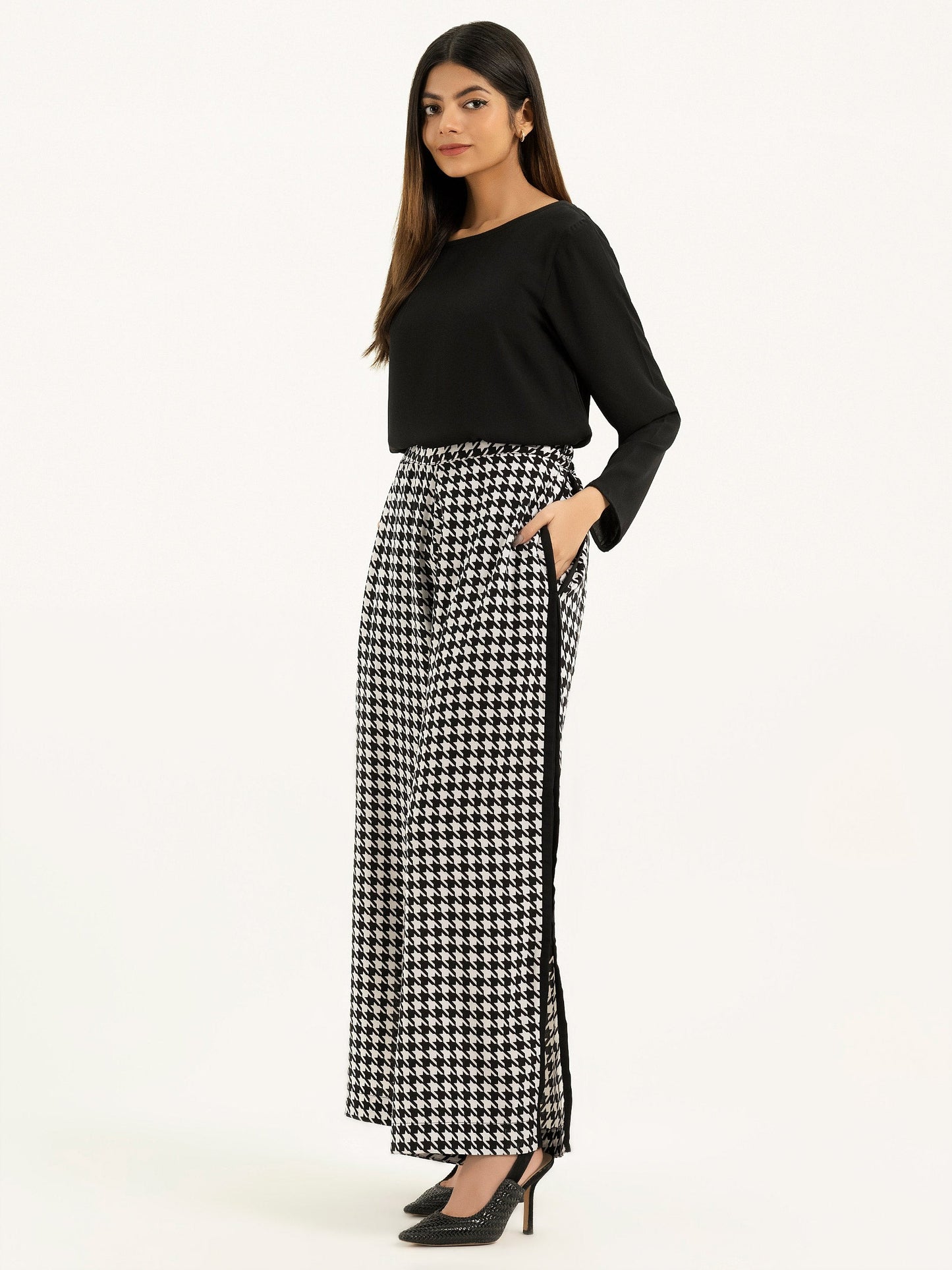 Printed Polyester Pants
