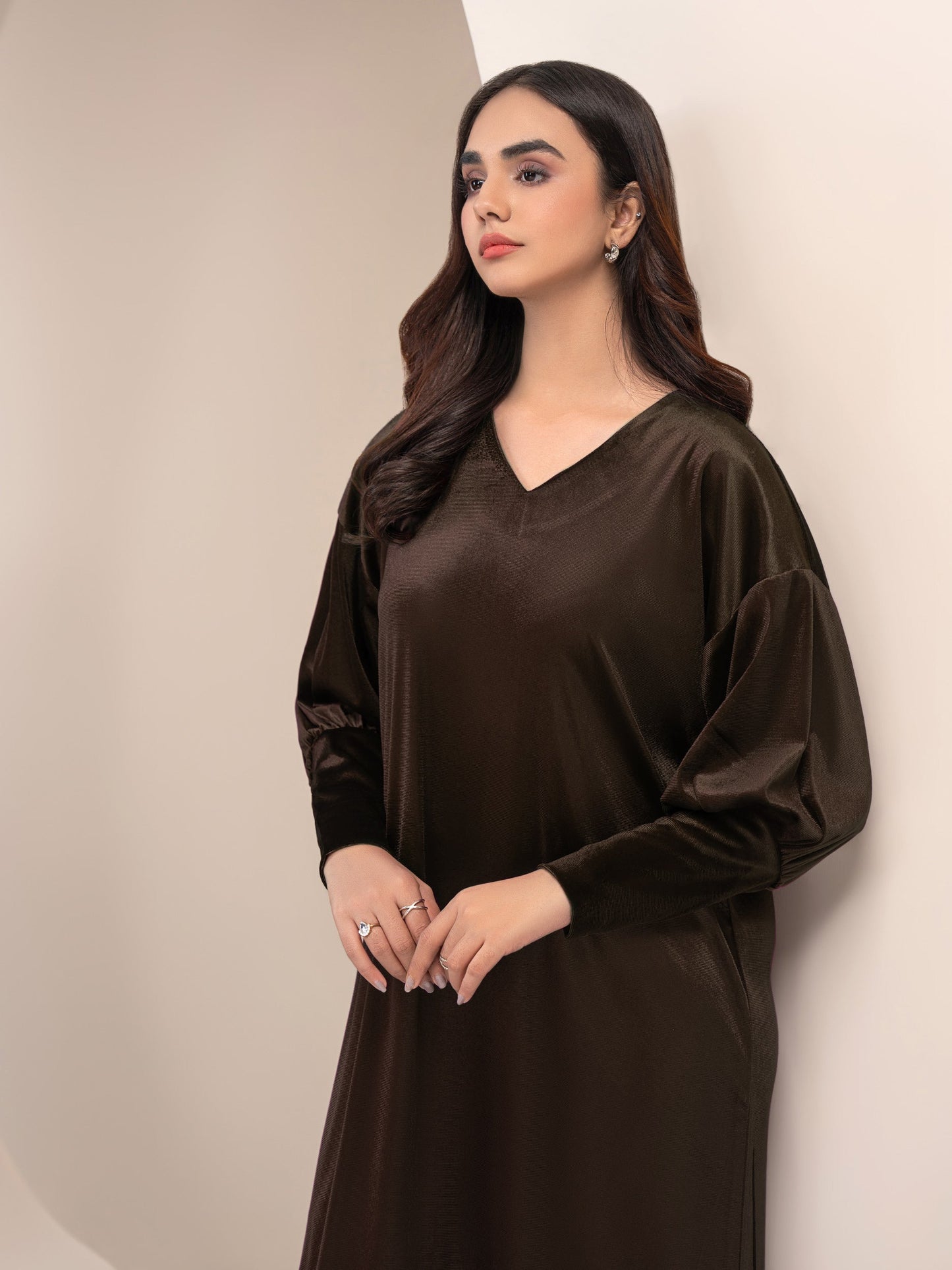 Dyed Velvet Dress