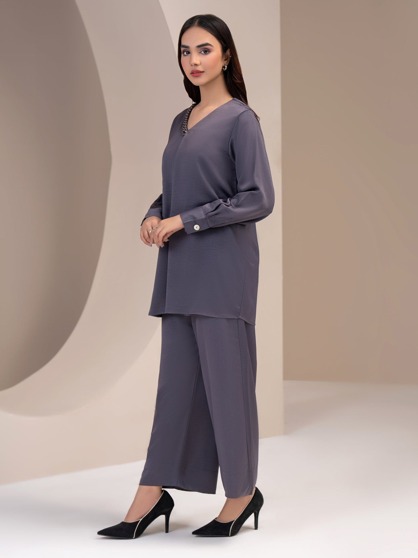 Viscose Co-ord Set-Dyed(Pret)