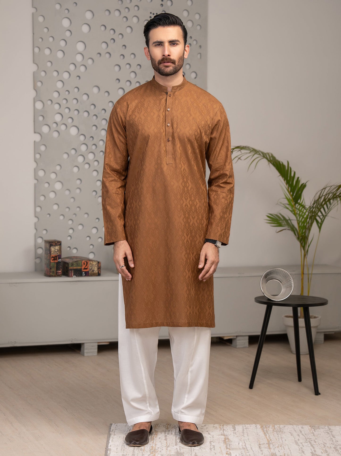 Jacquard Kurta