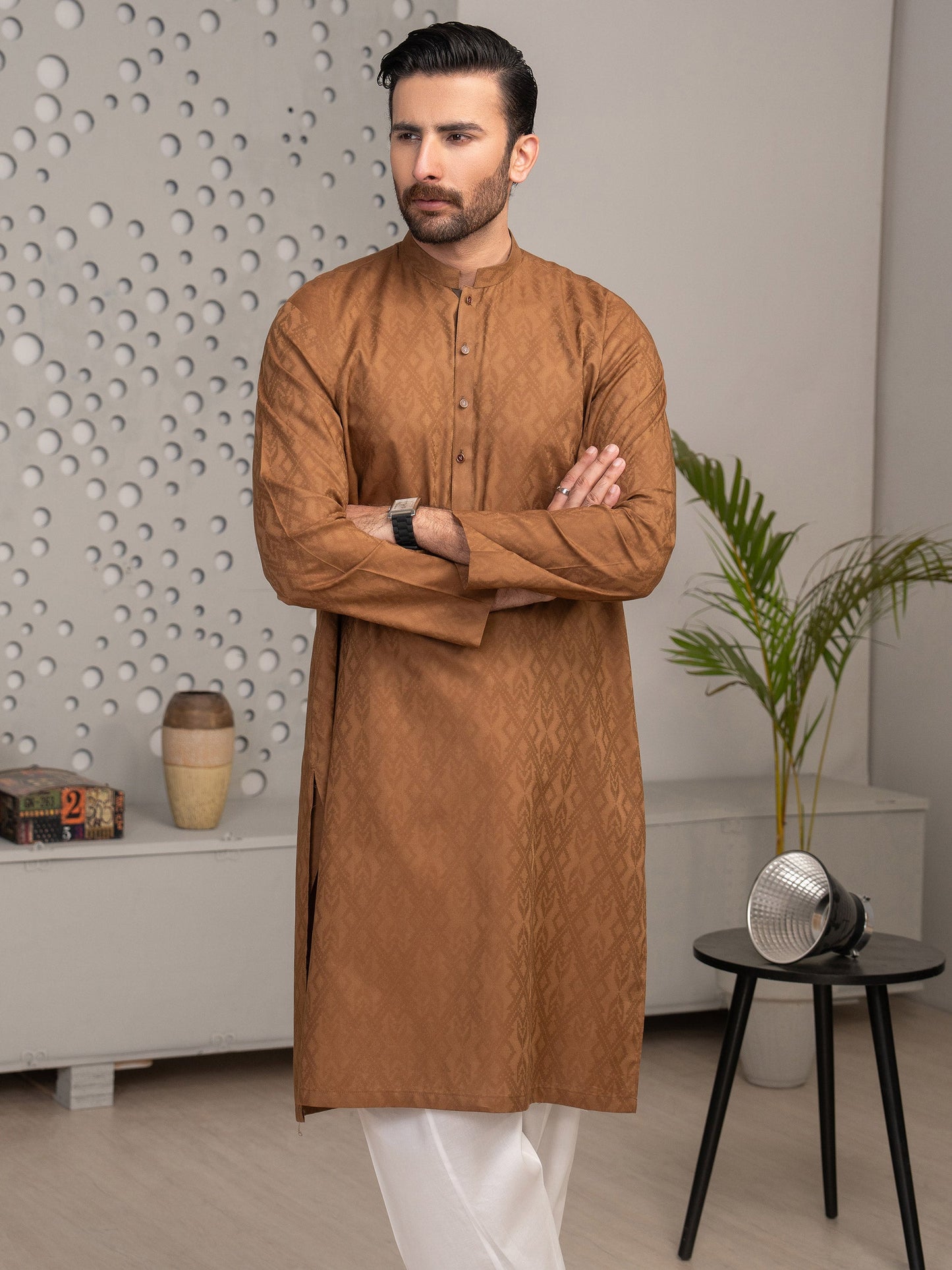 Jacquard Kurta