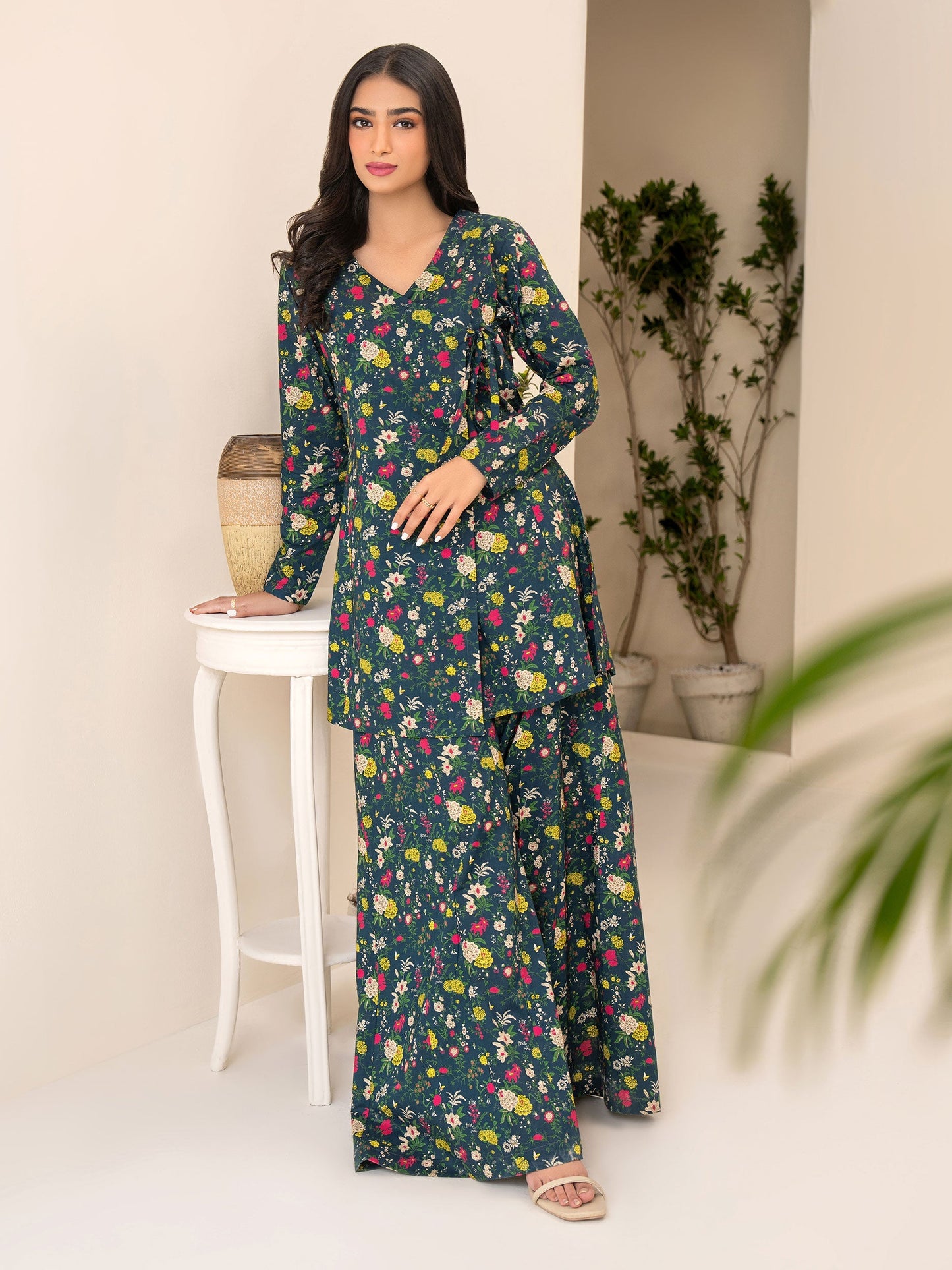 Lawn Shirt-Printed (Pret)