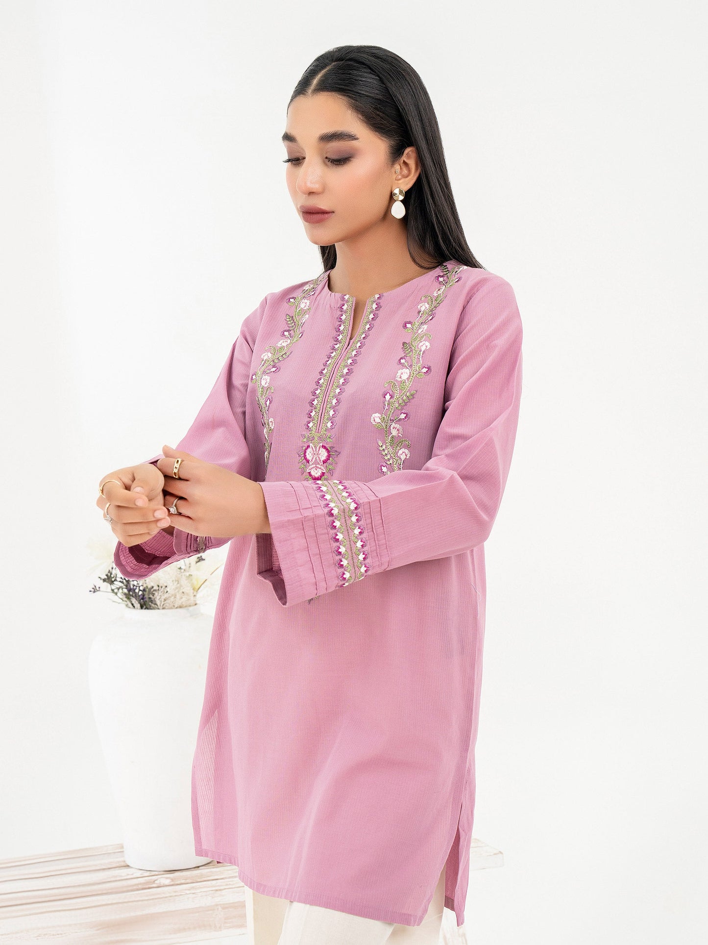 Lawn Kurti-Embroidered (Pret)