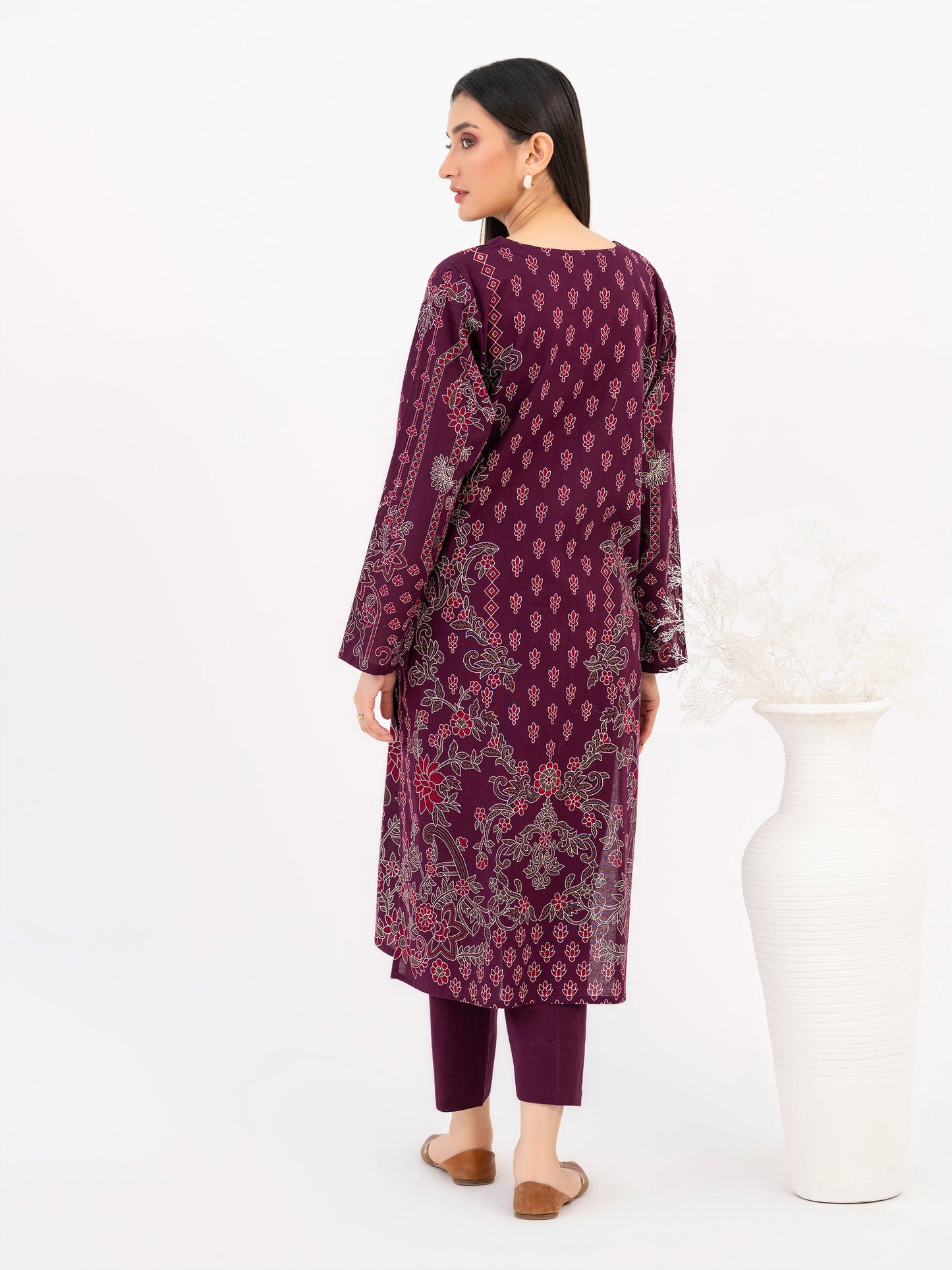 2 Piece Khaddar Suit-Printed (Pret)