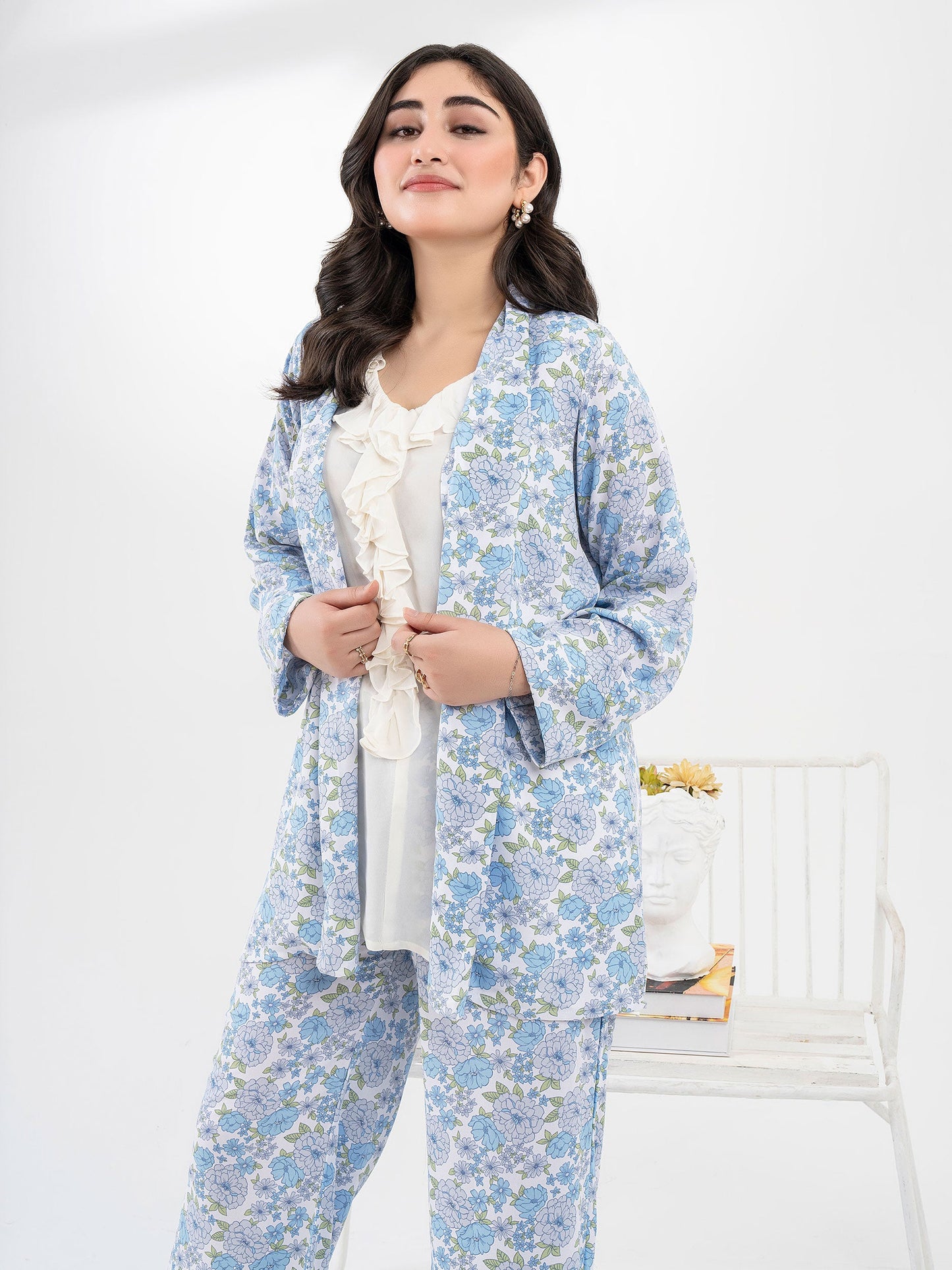 Printed Crepe Co-Ord Set