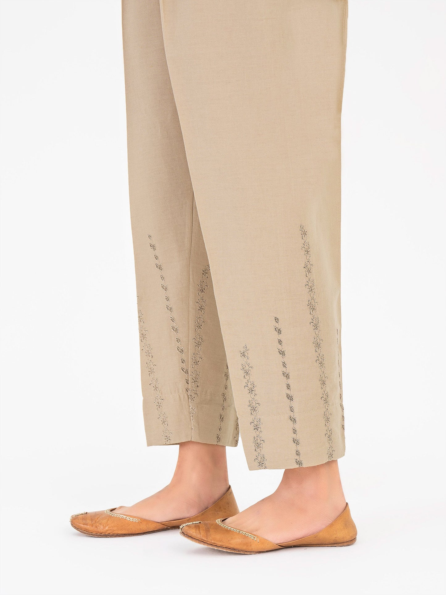Embroidered Khaddar Trouser(Pret)