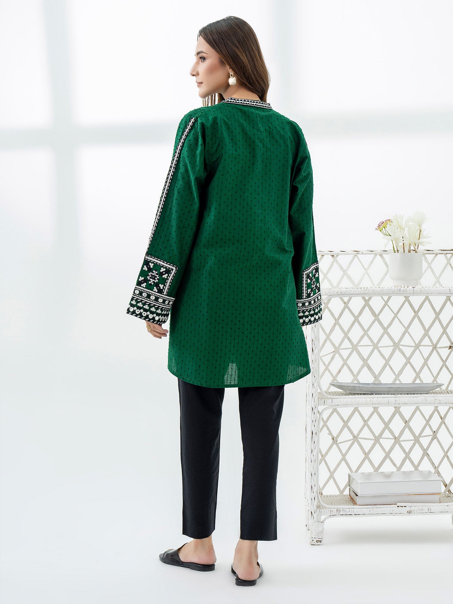 Lawn Kurti-Embroidered (Pret)