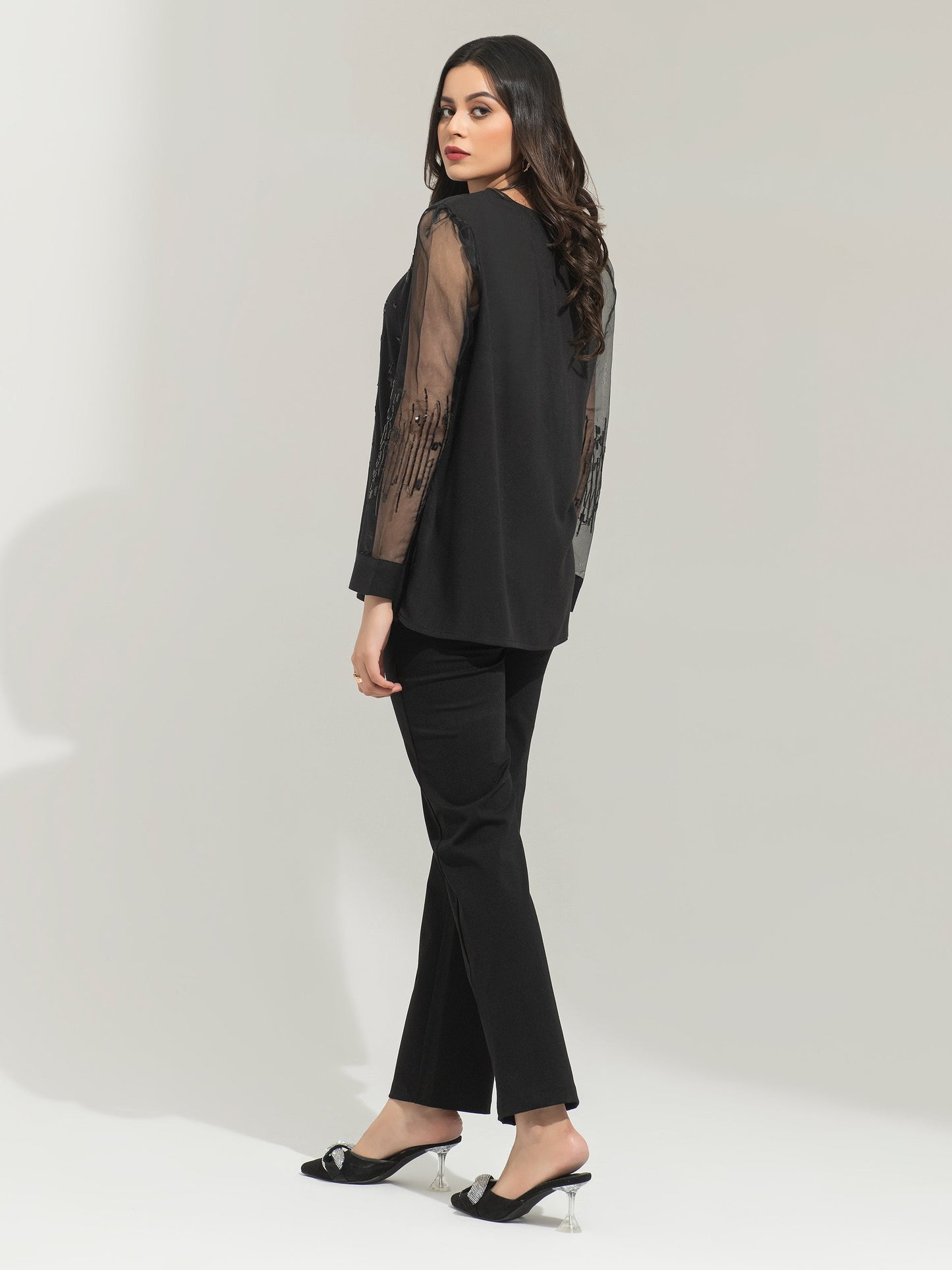 Embellished Grip Top