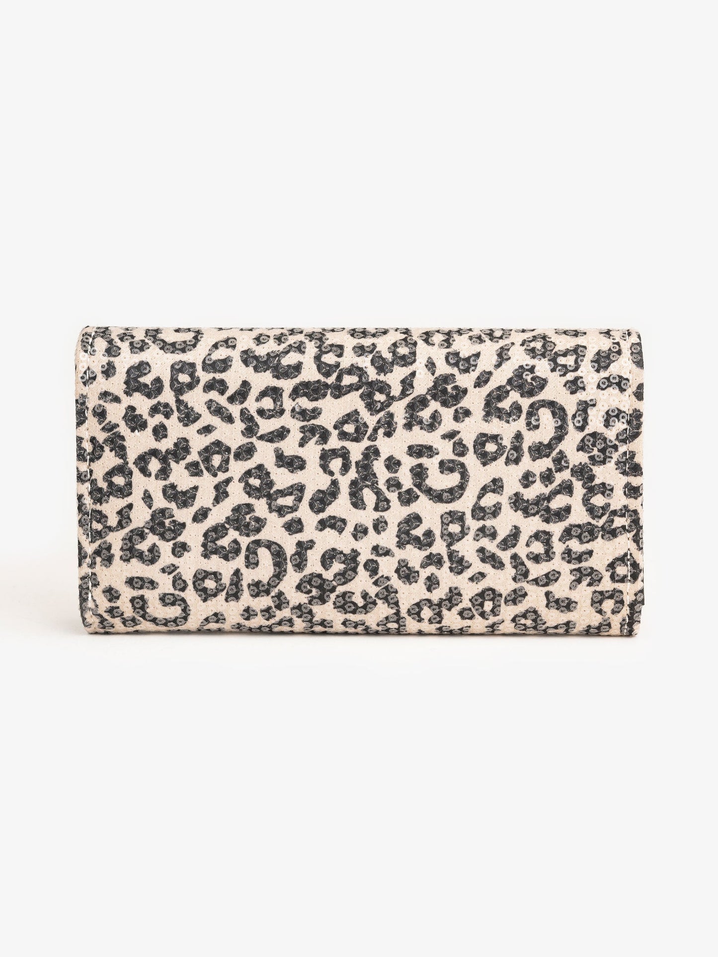 Embellished Printed Wallet