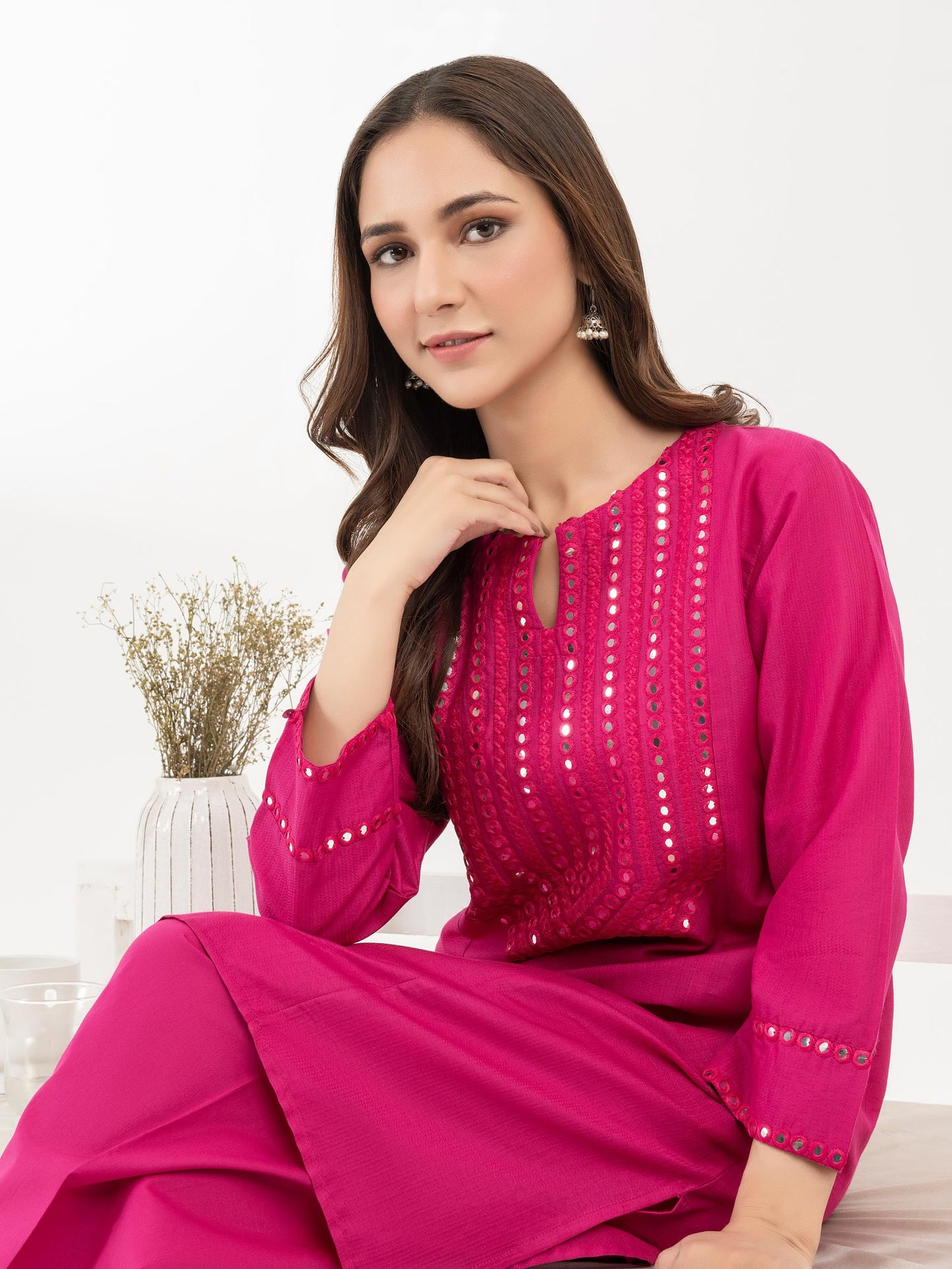 2 Piece Lawn Suit-Embroidered (Pret)