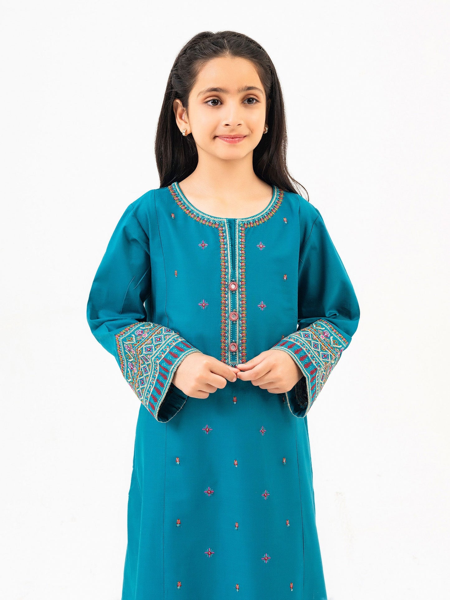2 Piece Lawn Suit-Embroidered