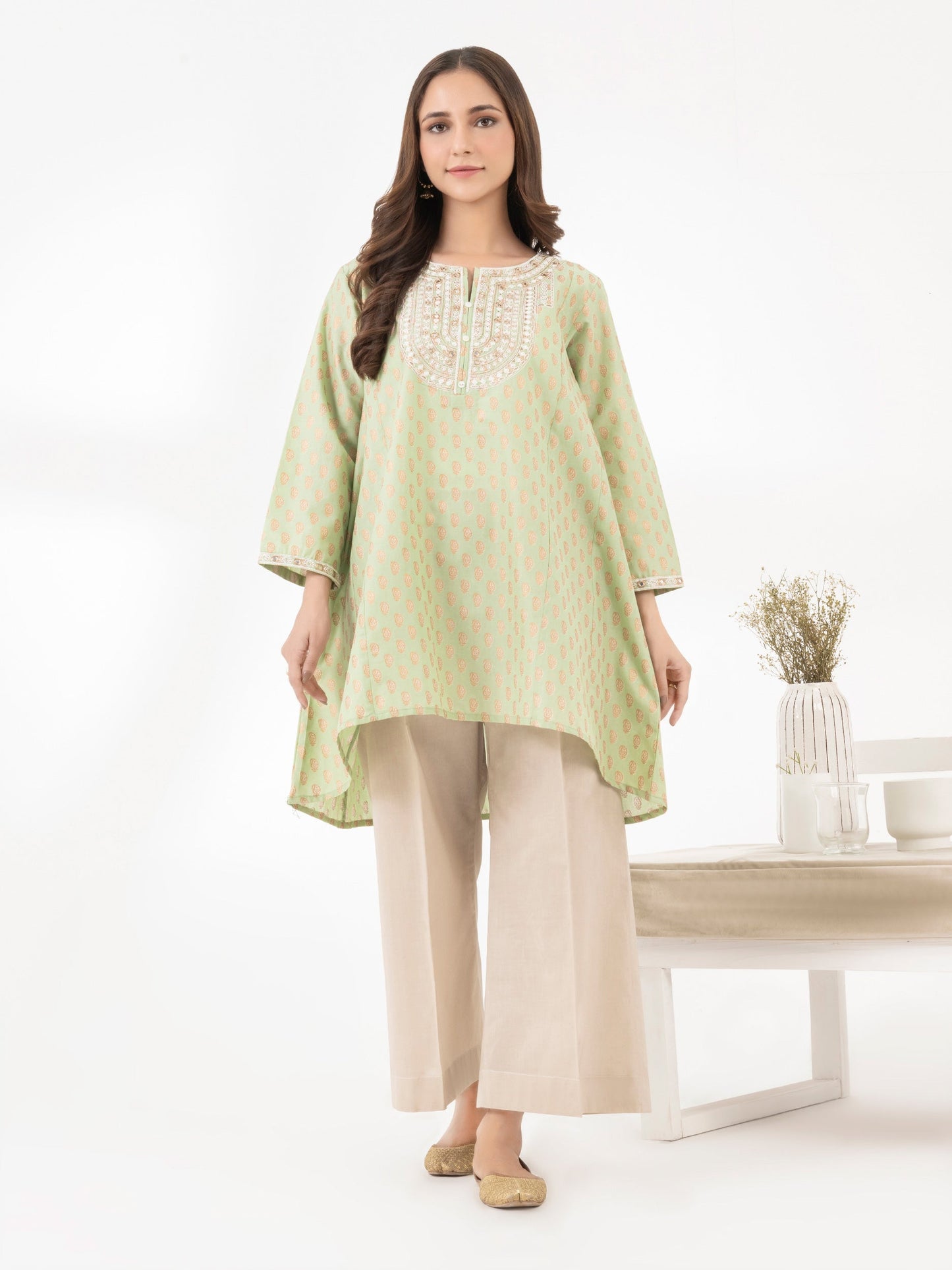 Lawn Frock-Embroidered (Pret)