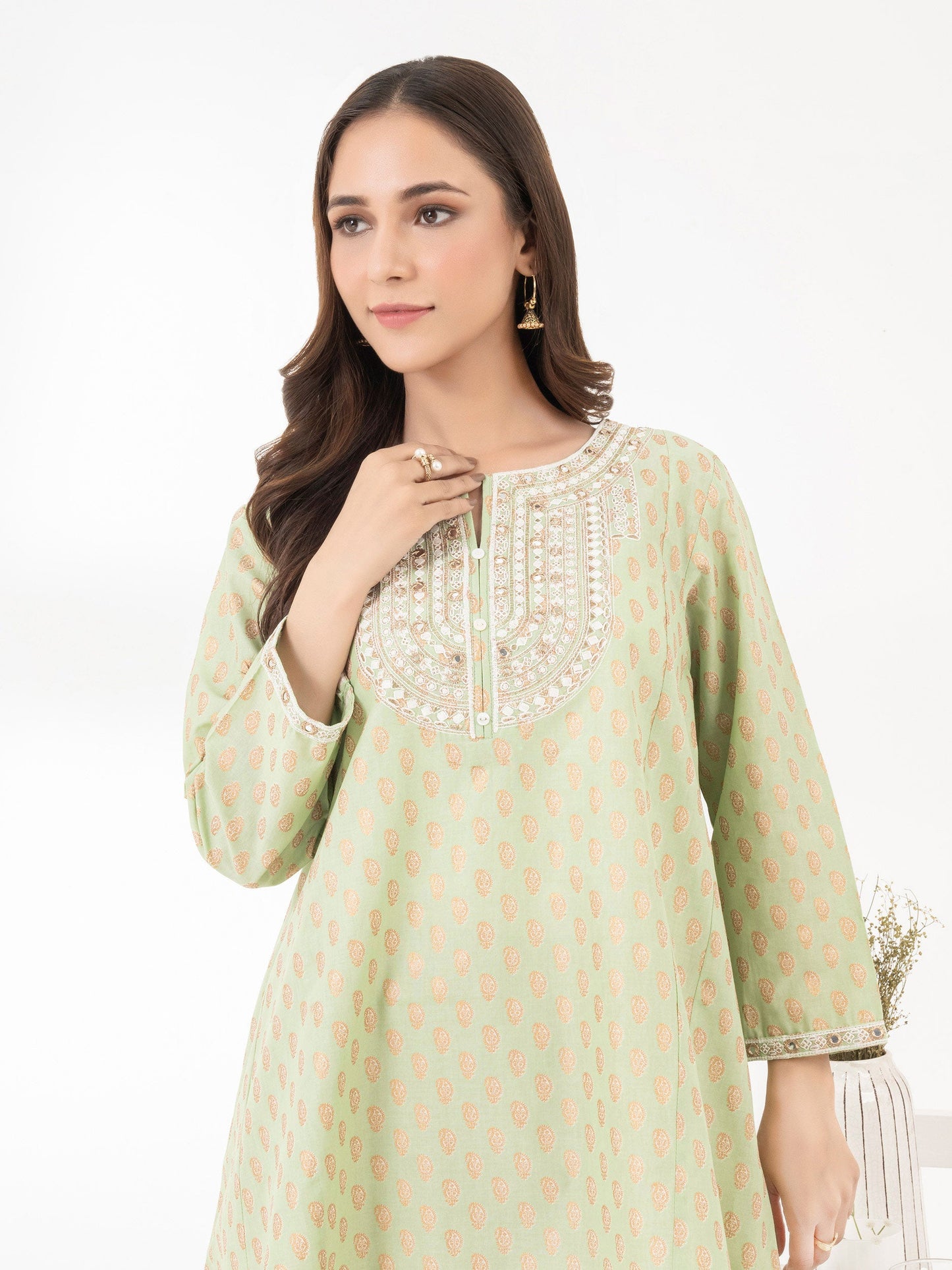 Lawn Frock-Embroidered (Pret)