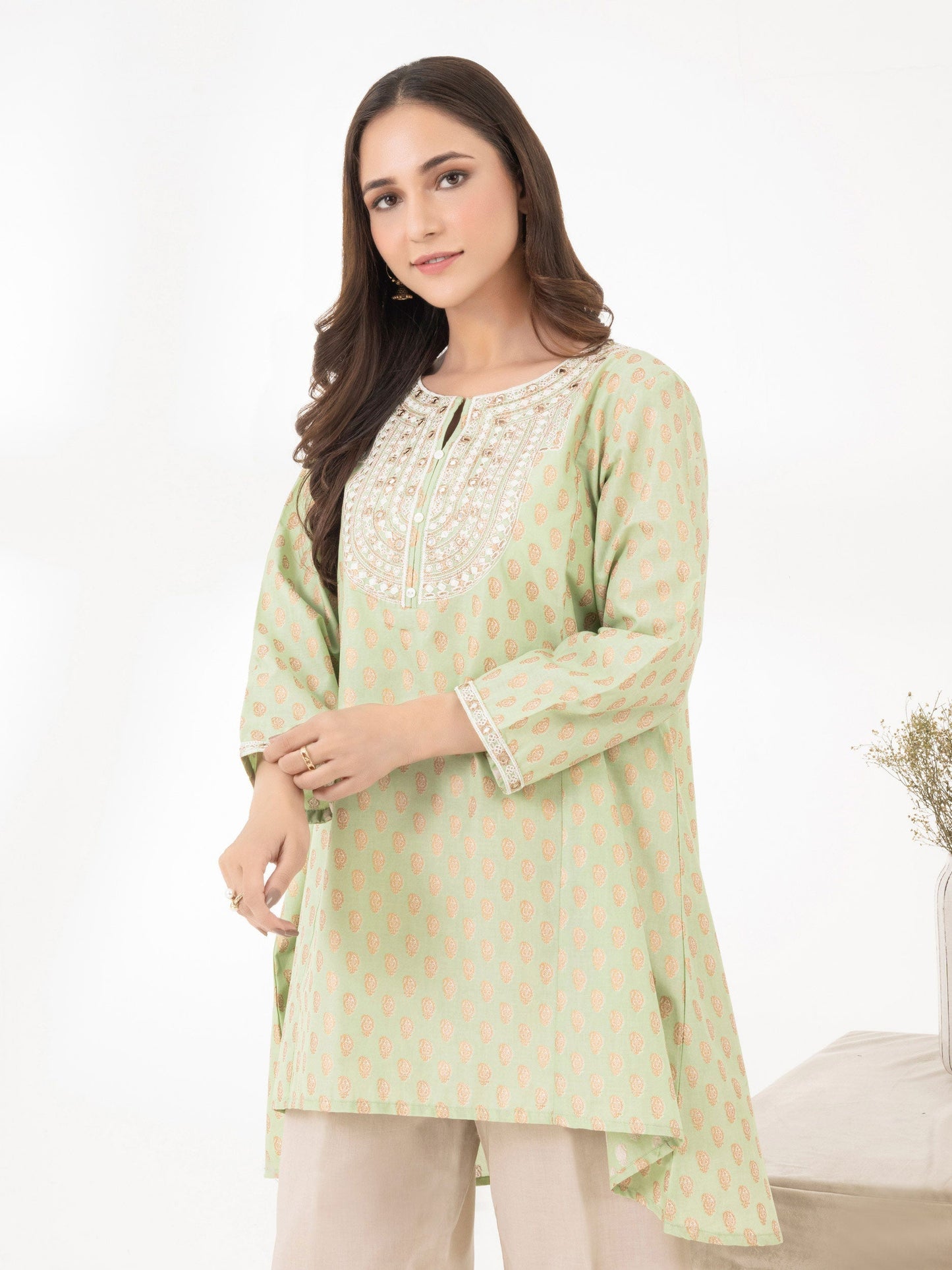 Lawn Frock-Embroidered (Pret)