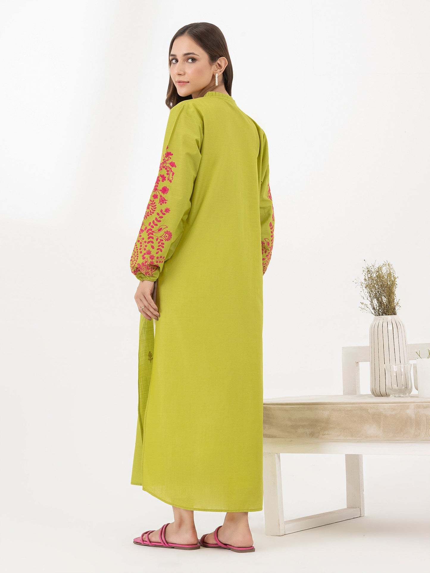 Lawn Shirt-Embroidered (Pret)