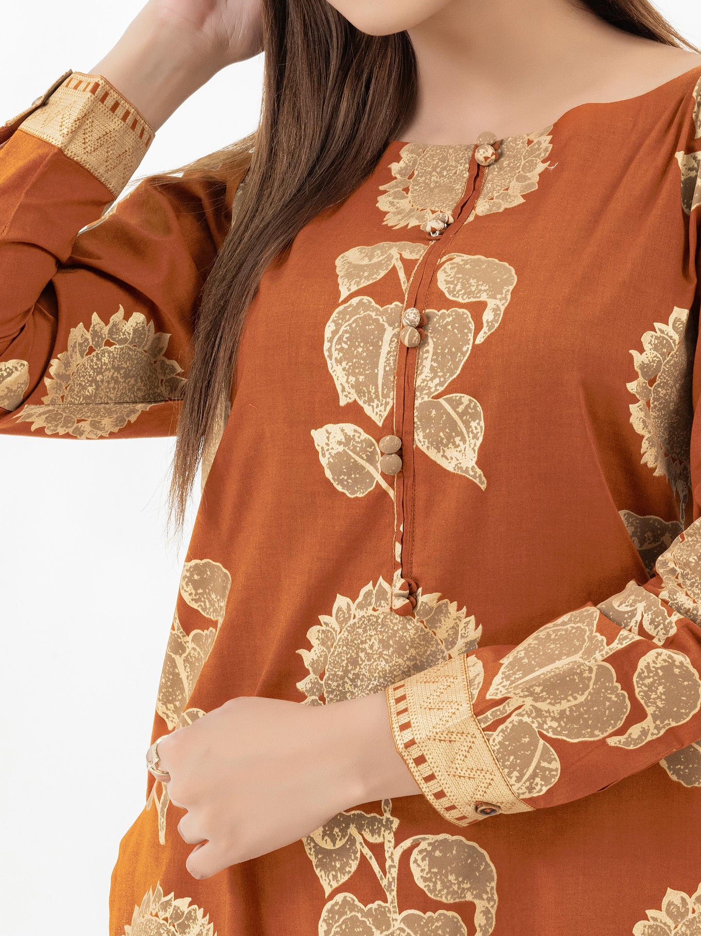 2 Piece Lawn Suit-Paste Print (Pret)