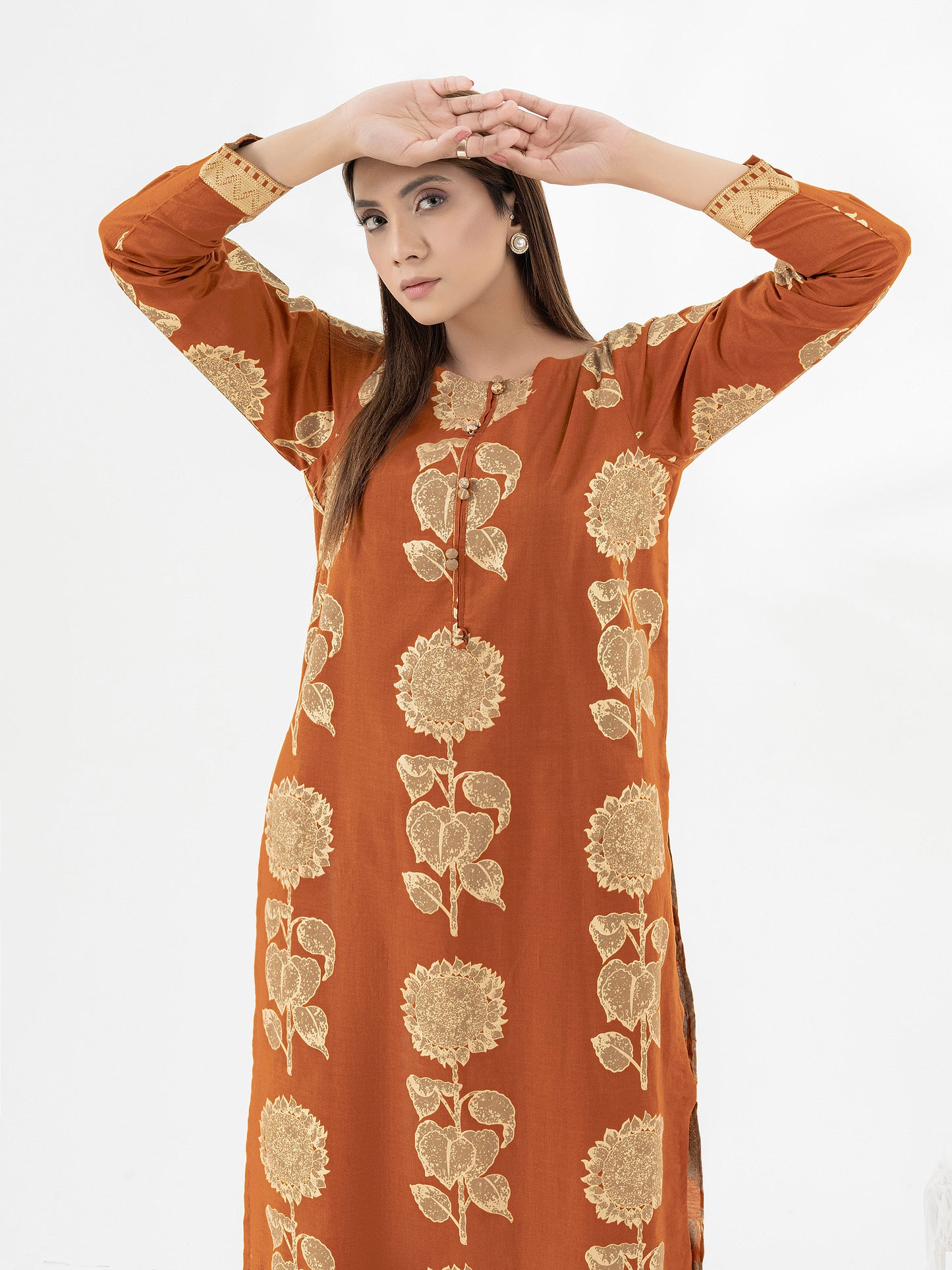 2 Piece Lawn Suit-Paste Print (Pret)
