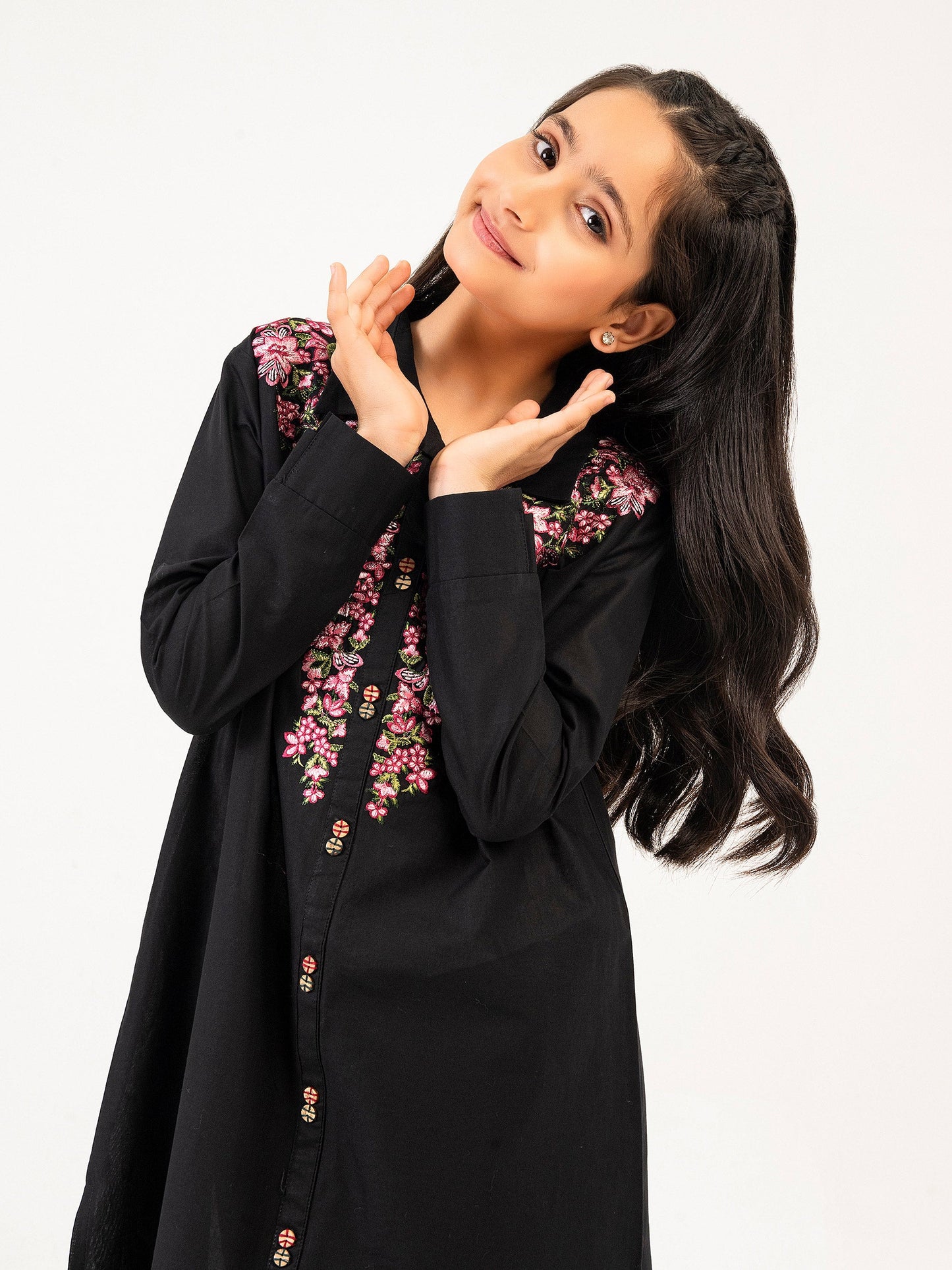 Cambric Shirt-Embroidered