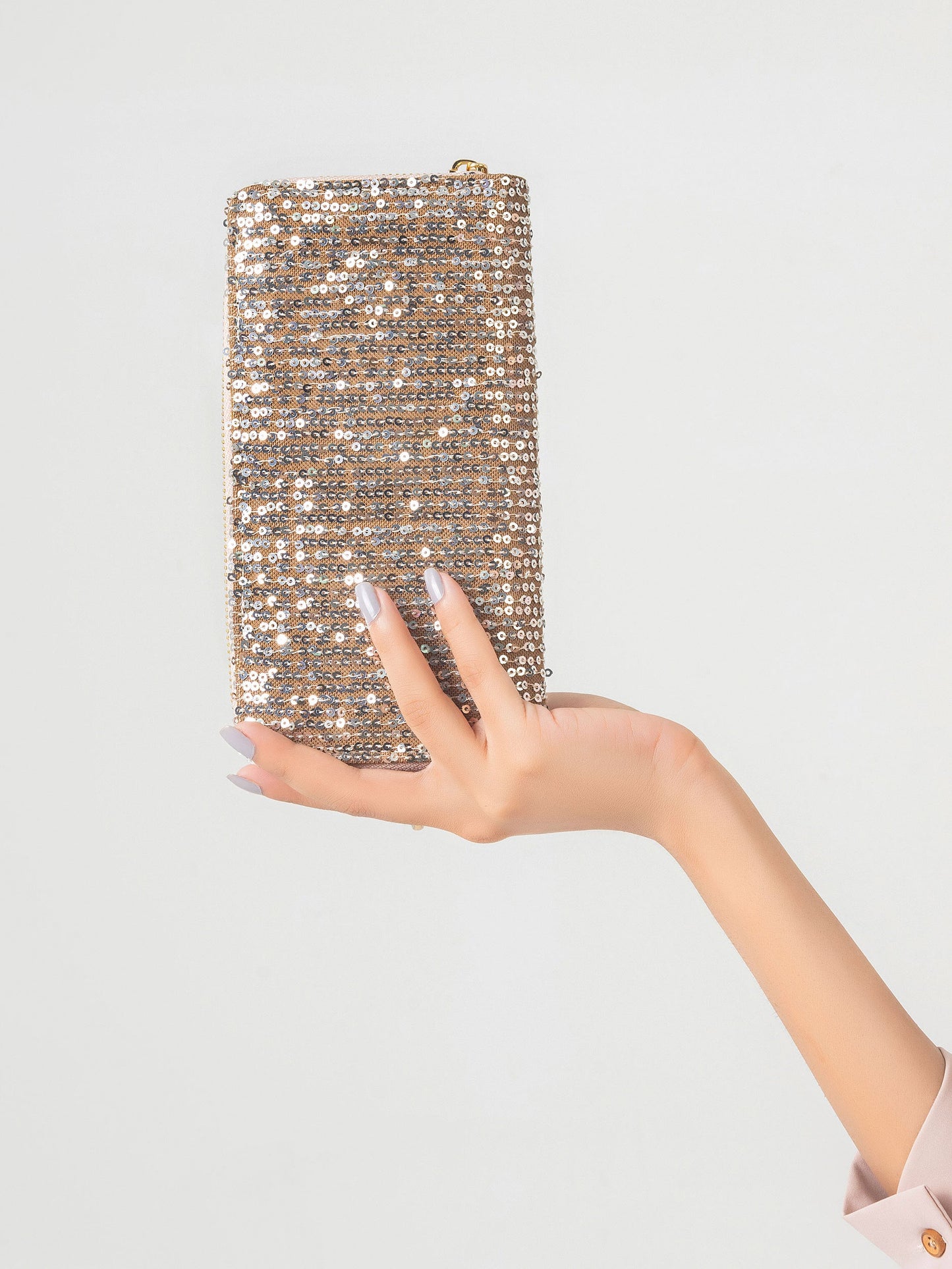 Sequins Embellished Wallet