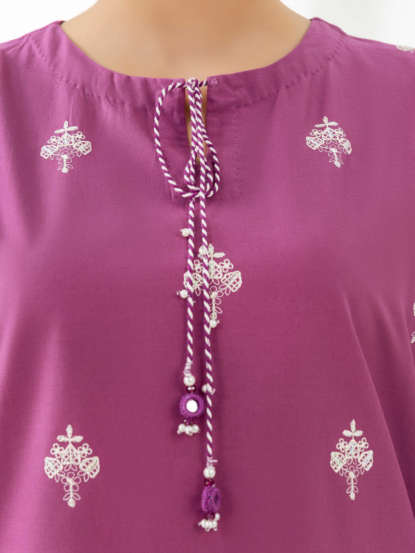 Cambric Shirt-Embroidered (Pret)