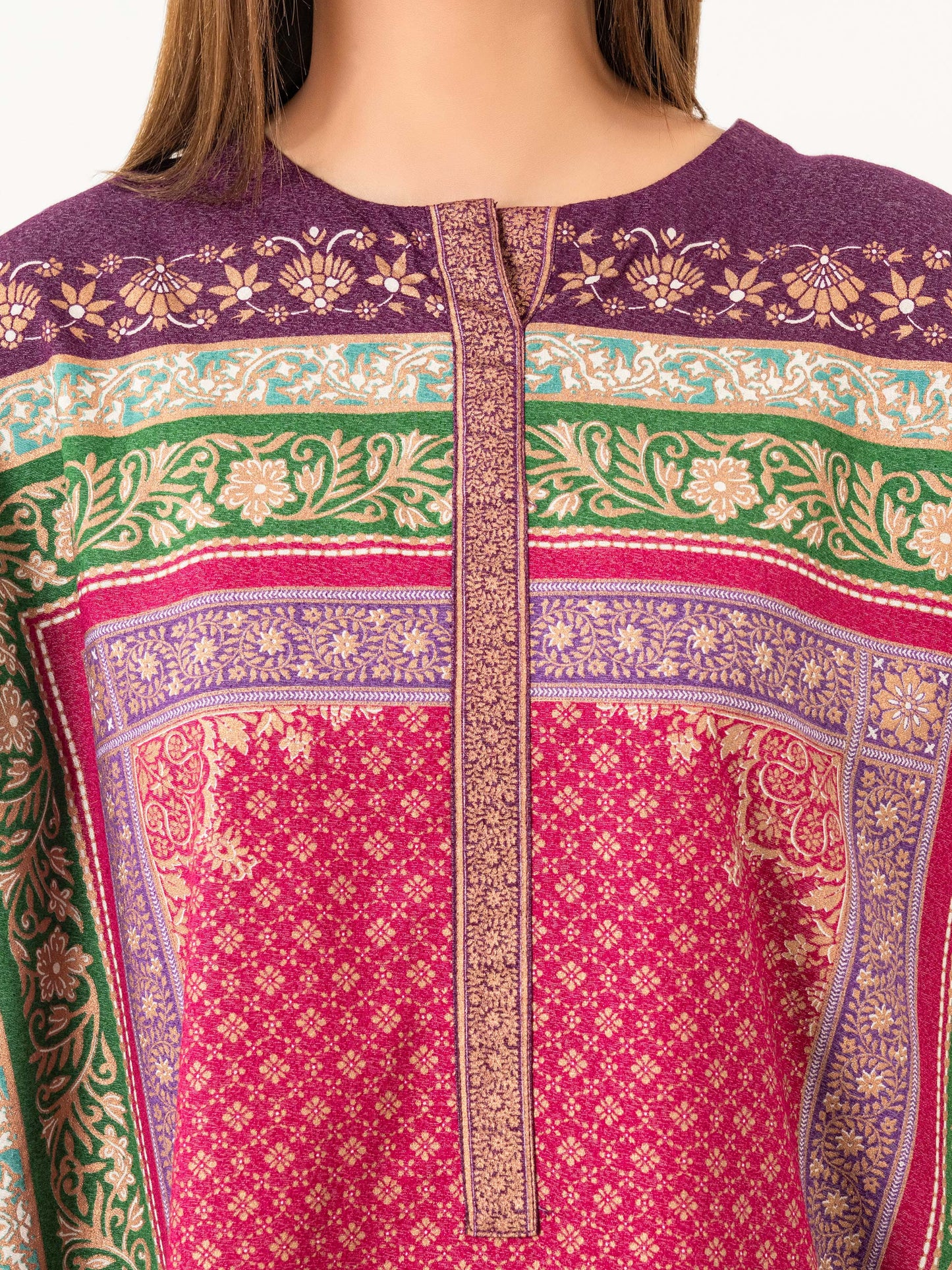 2 Piece Karandi Suit-Paste Print (Pret)
