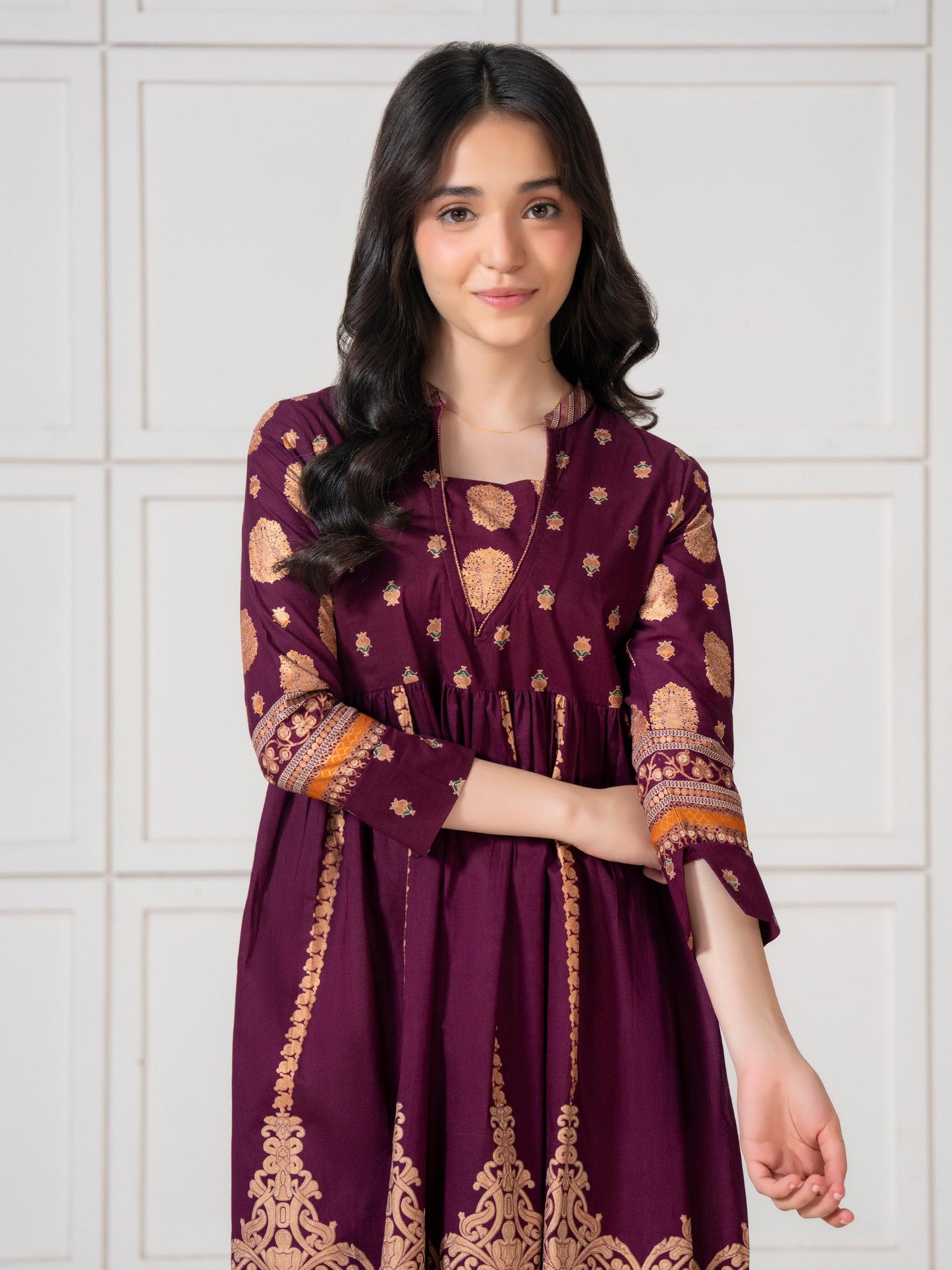 Lawn Frock-Paste Print