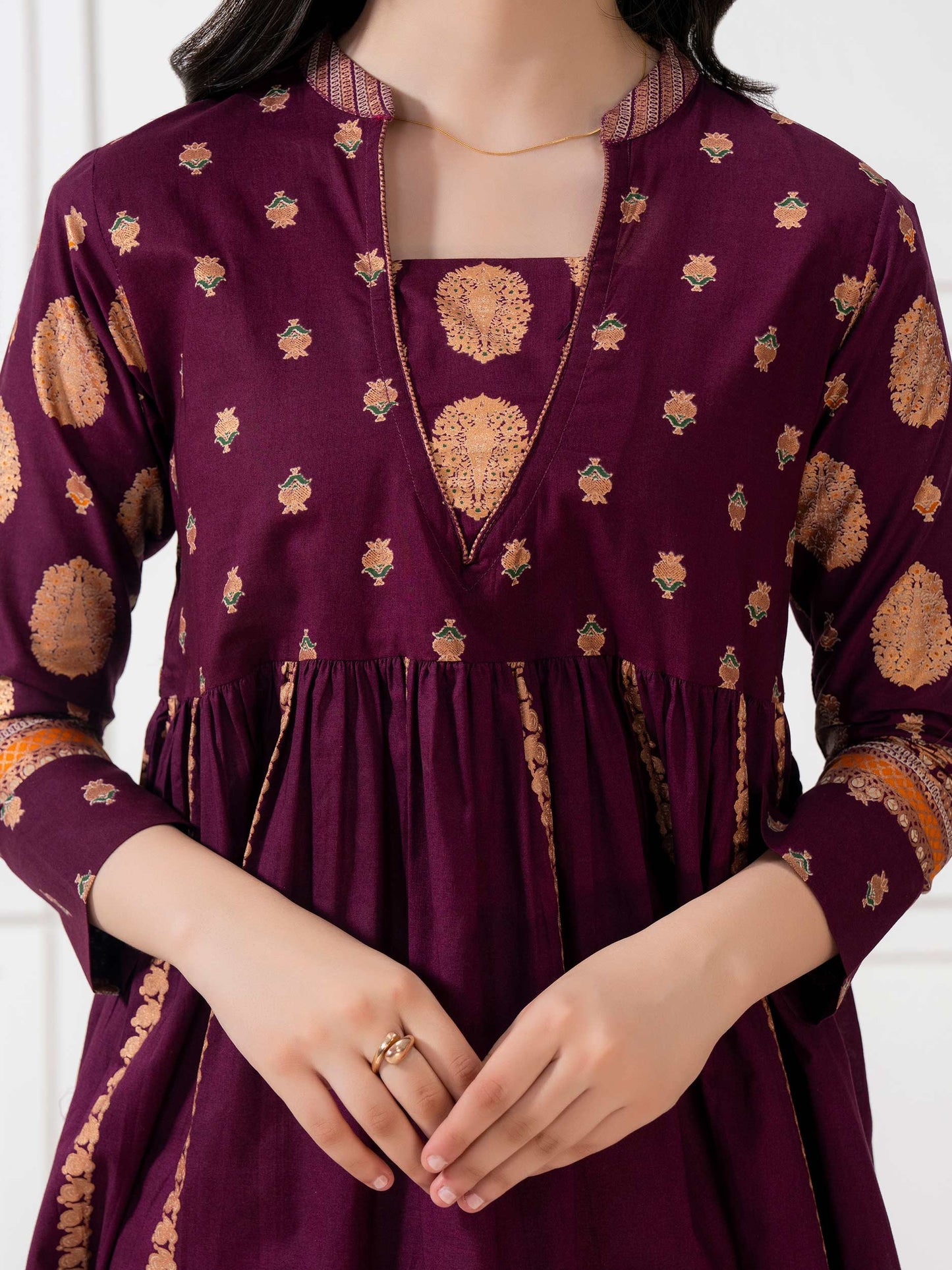 Lawn Frock-Paste Print