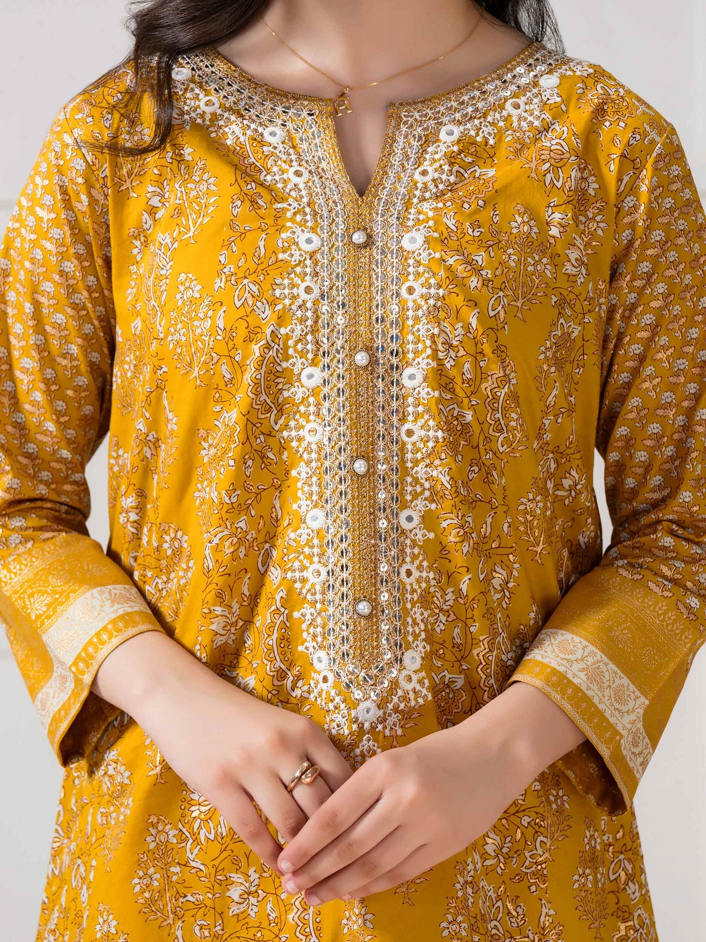 Lawn Shirt-Paste Print
