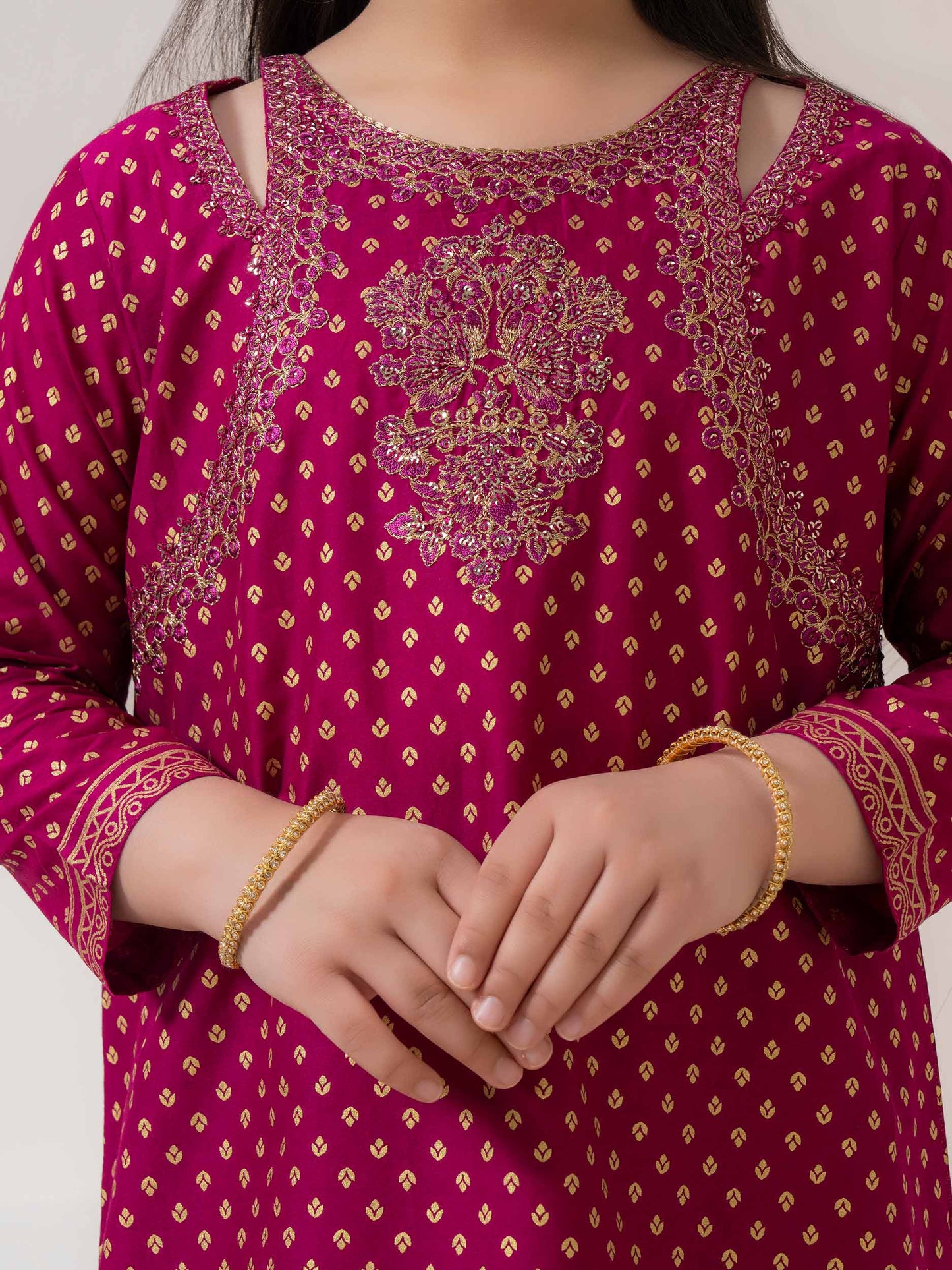 2 Piece Lawn Suit-Embroidered