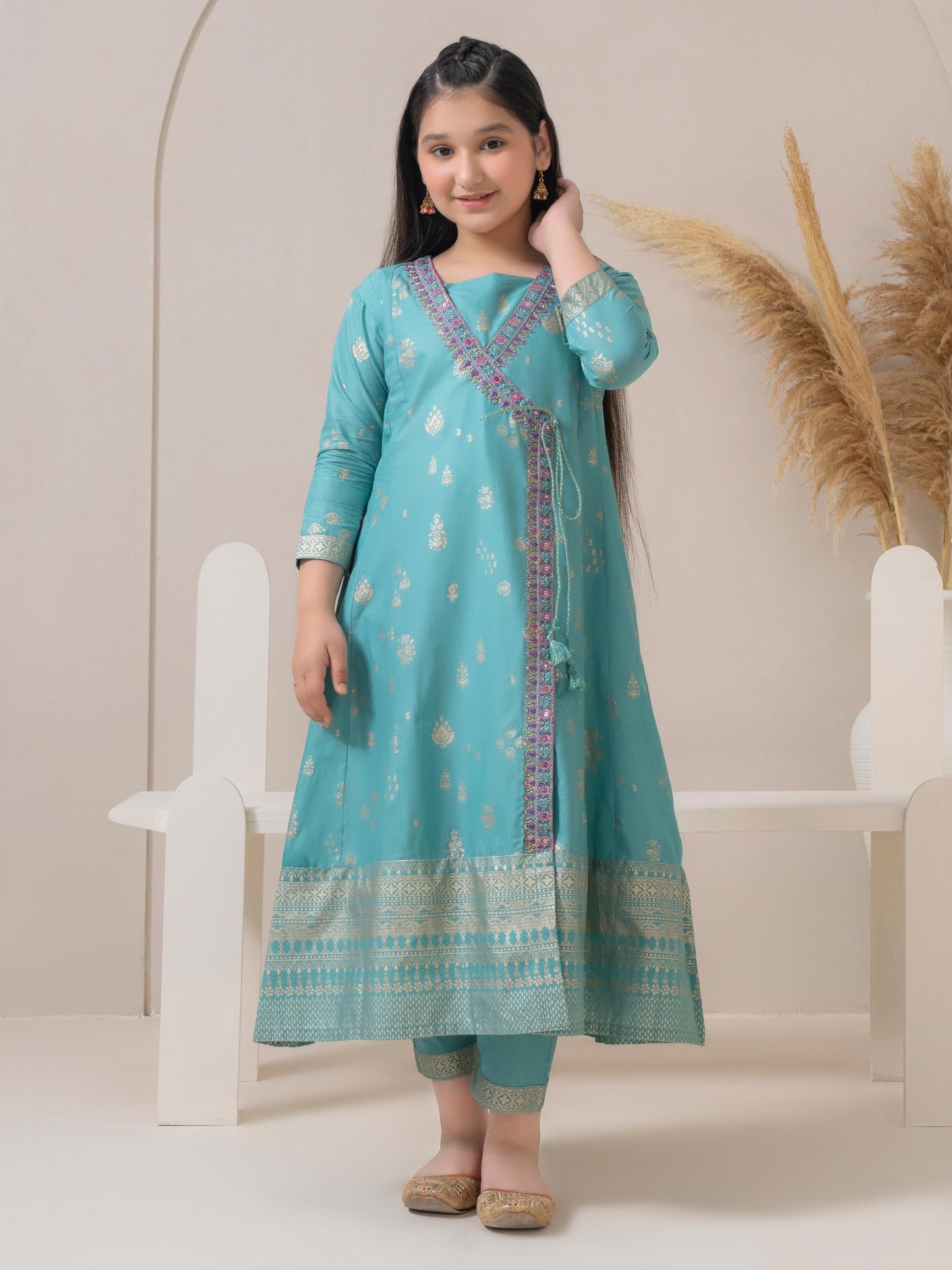 2 Piece Lawn Suit-Embroidered