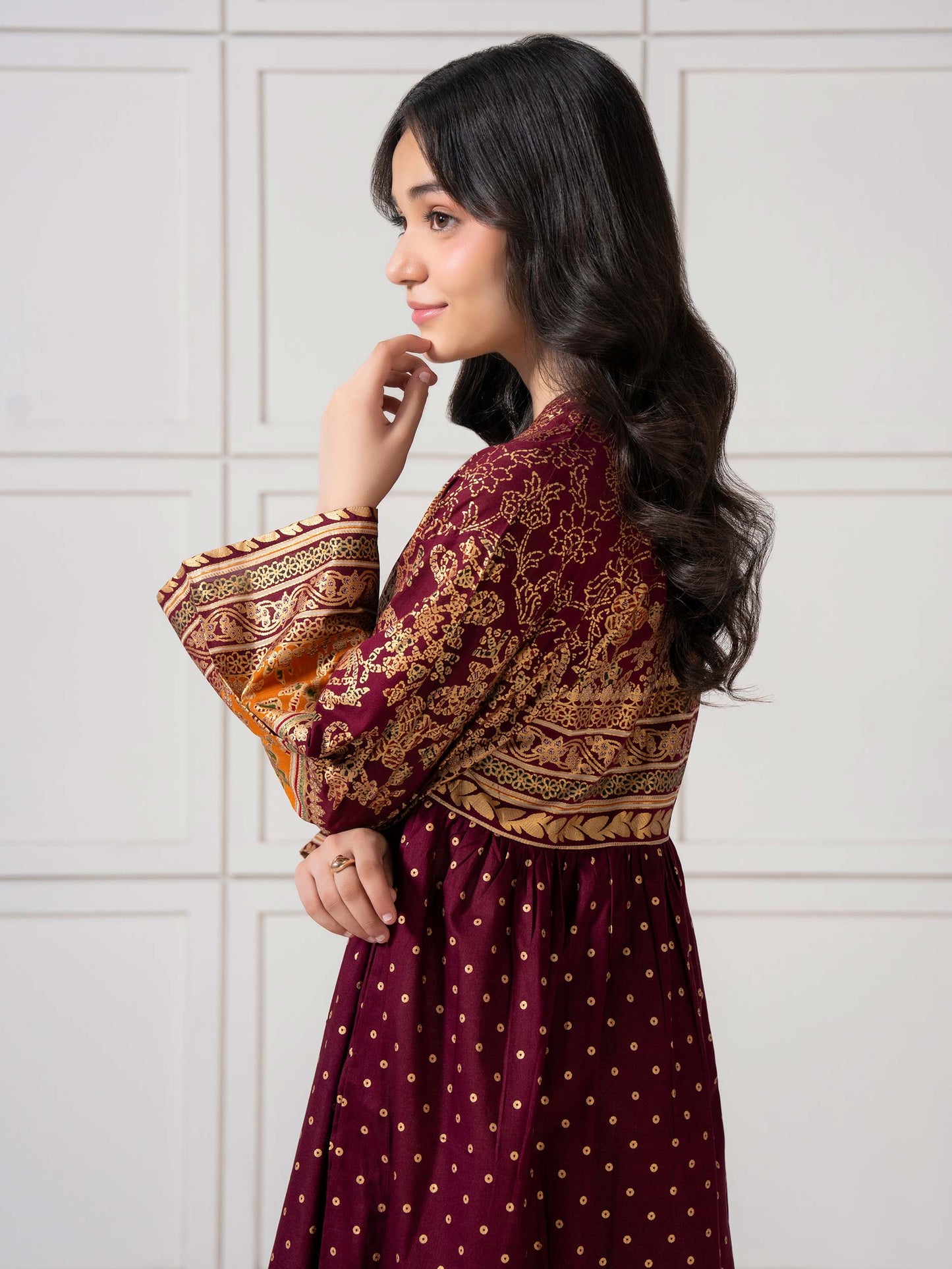 Lawn Frock-Paste Print