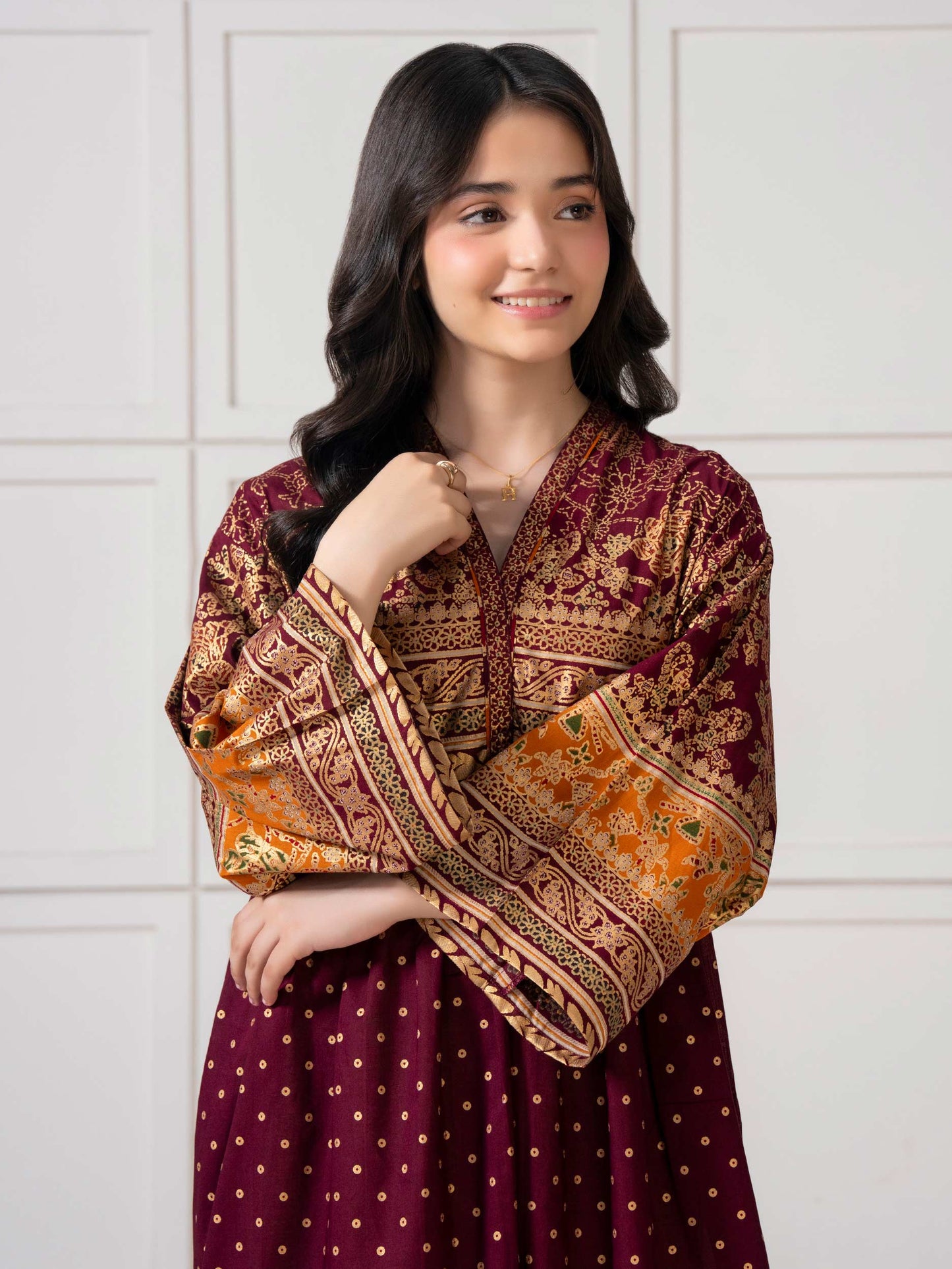 Lawn Frock-Paste Print