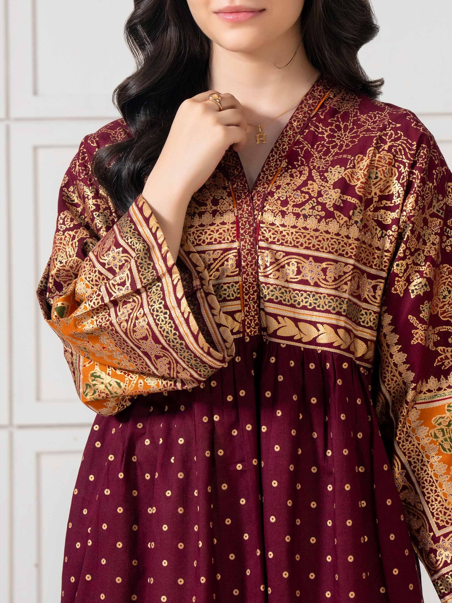 Lawn Frock-Paste Print