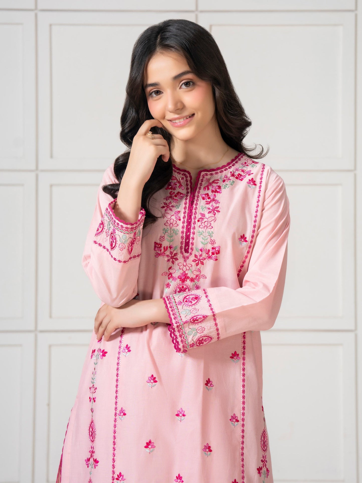 2 Piece Lawn Suit-Embroidered