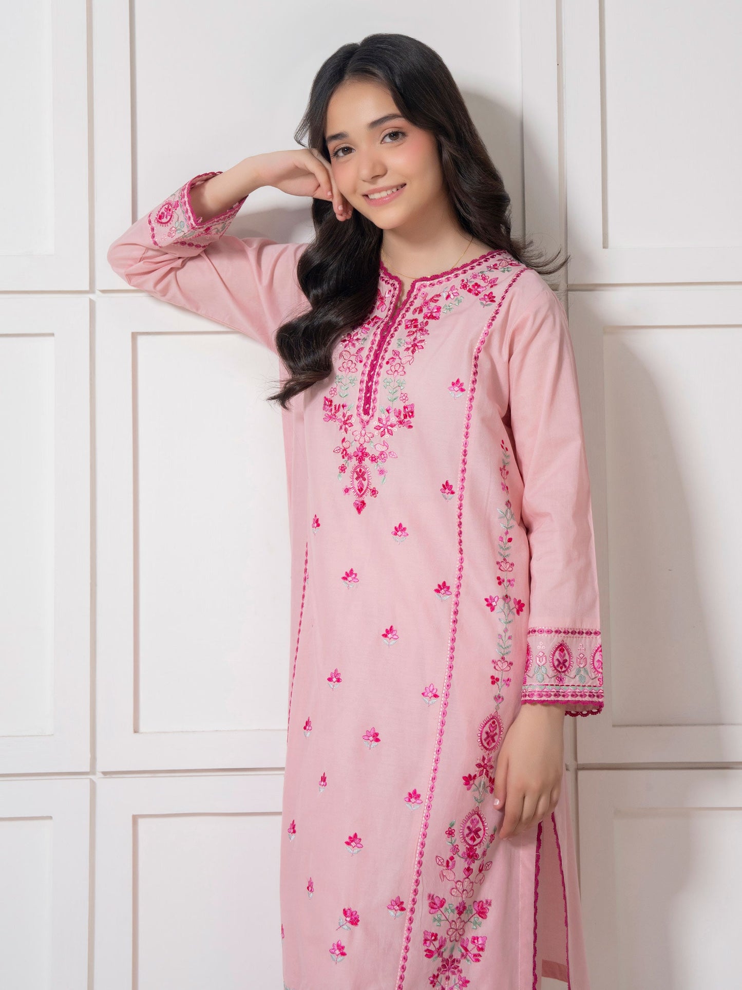 2 Piece Lawn Suit-Embroidered