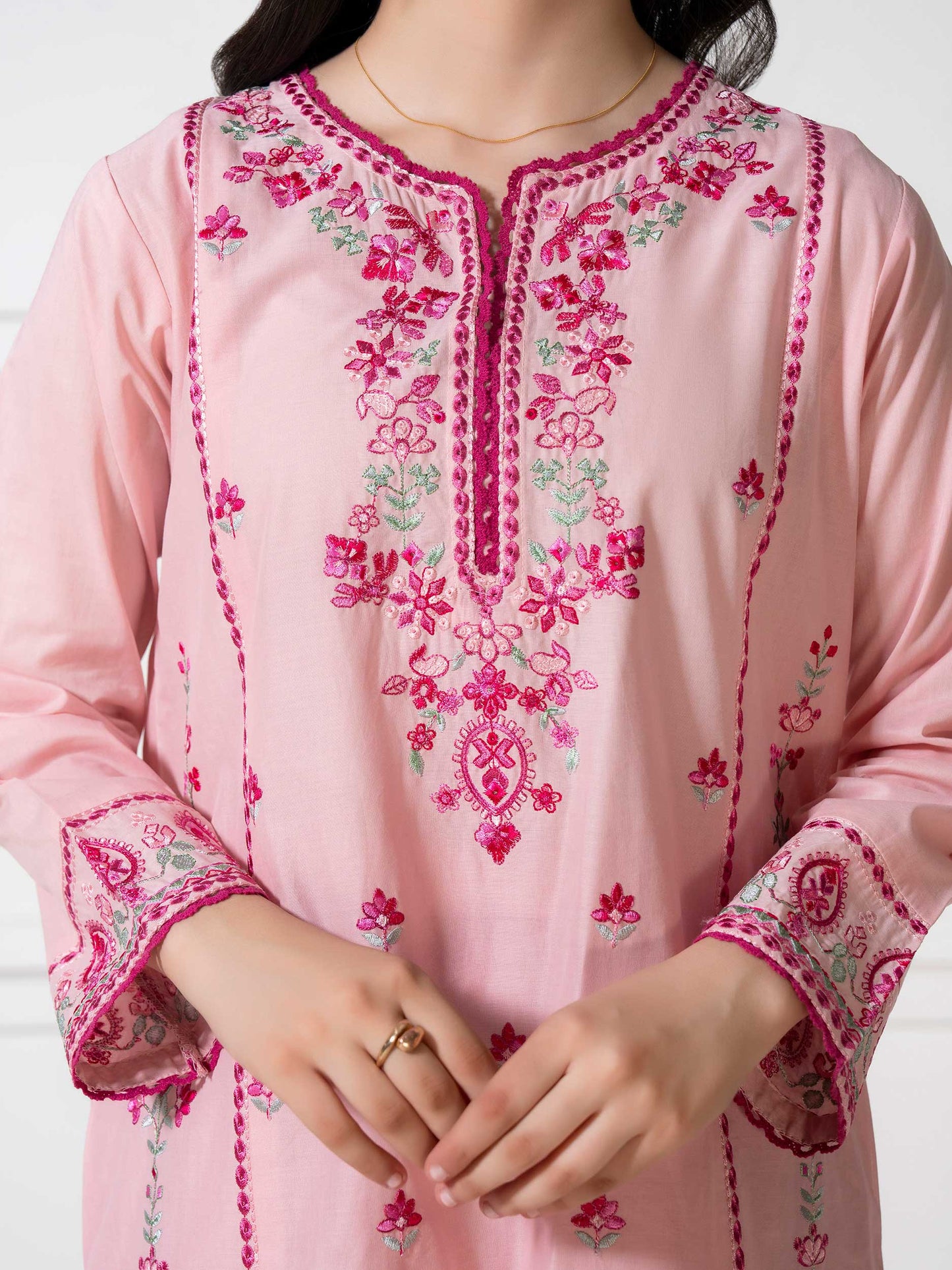 2 Piece Lawn Suit-Embroidered