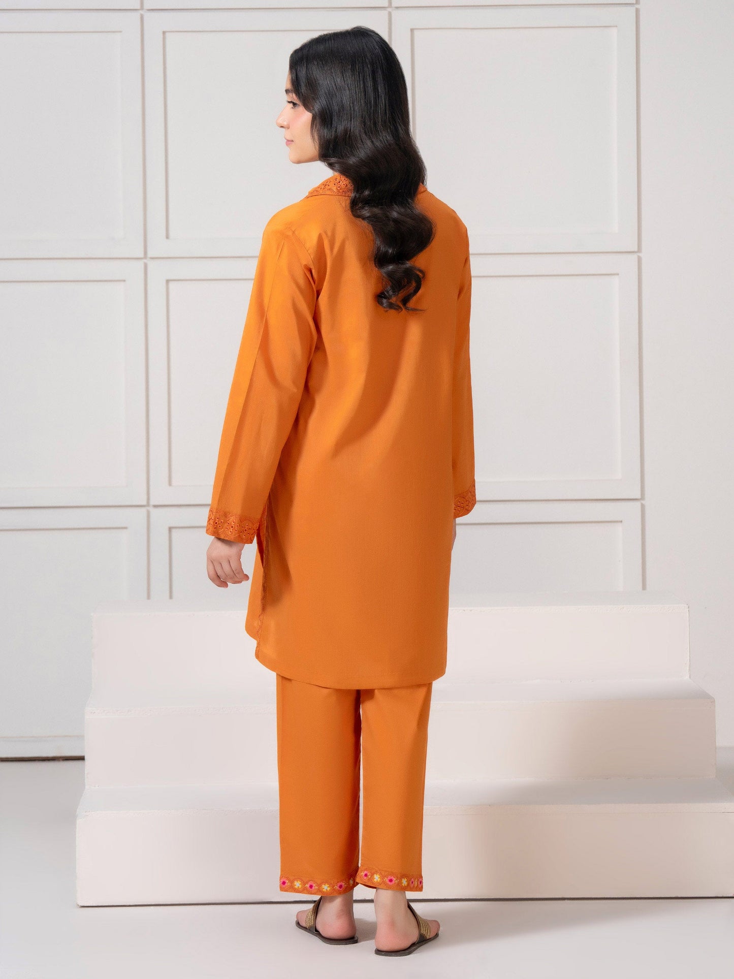 2 Piece Lawn Suit-Embroidered