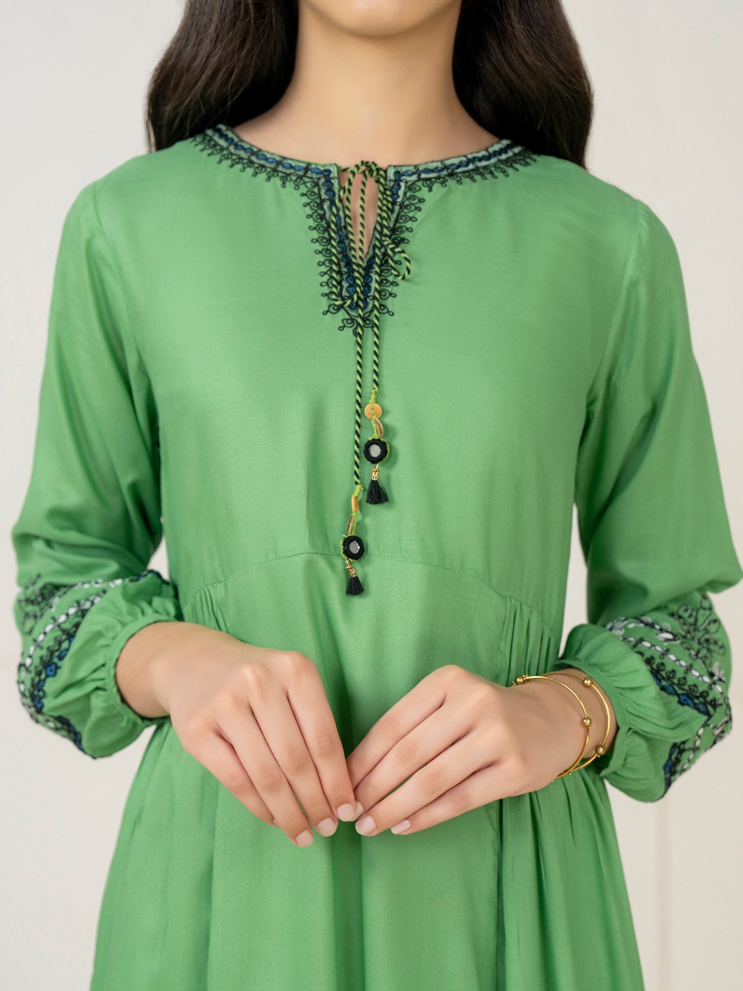 Lawn Frock-Embroidered