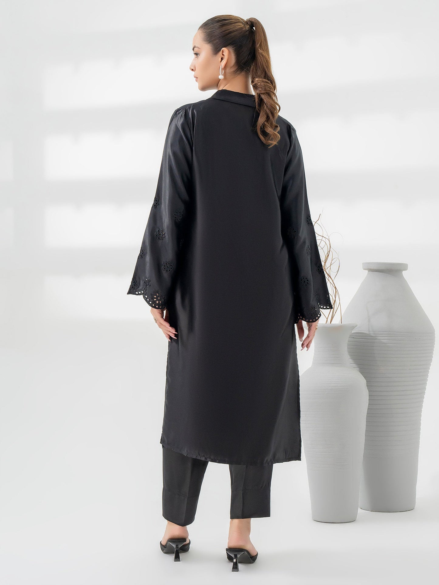 Silk Co-Ord Set-Embroidered (Pret)