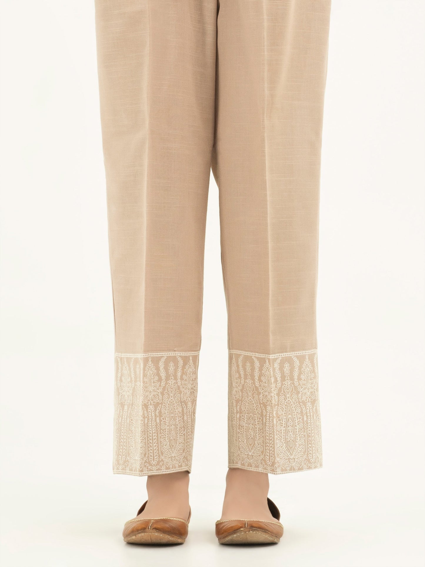 Embroidered Khaddar Trousers(Pret)