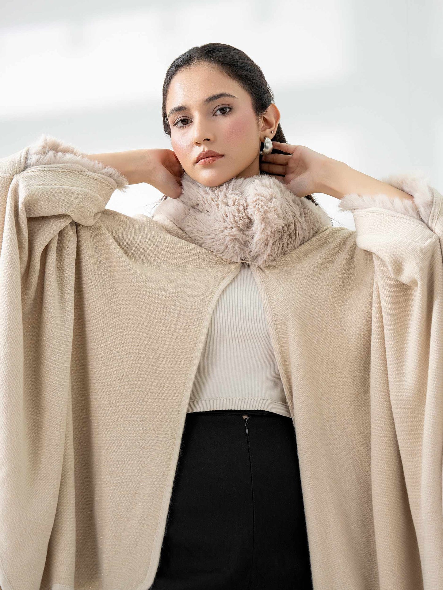 Fur Cardigan