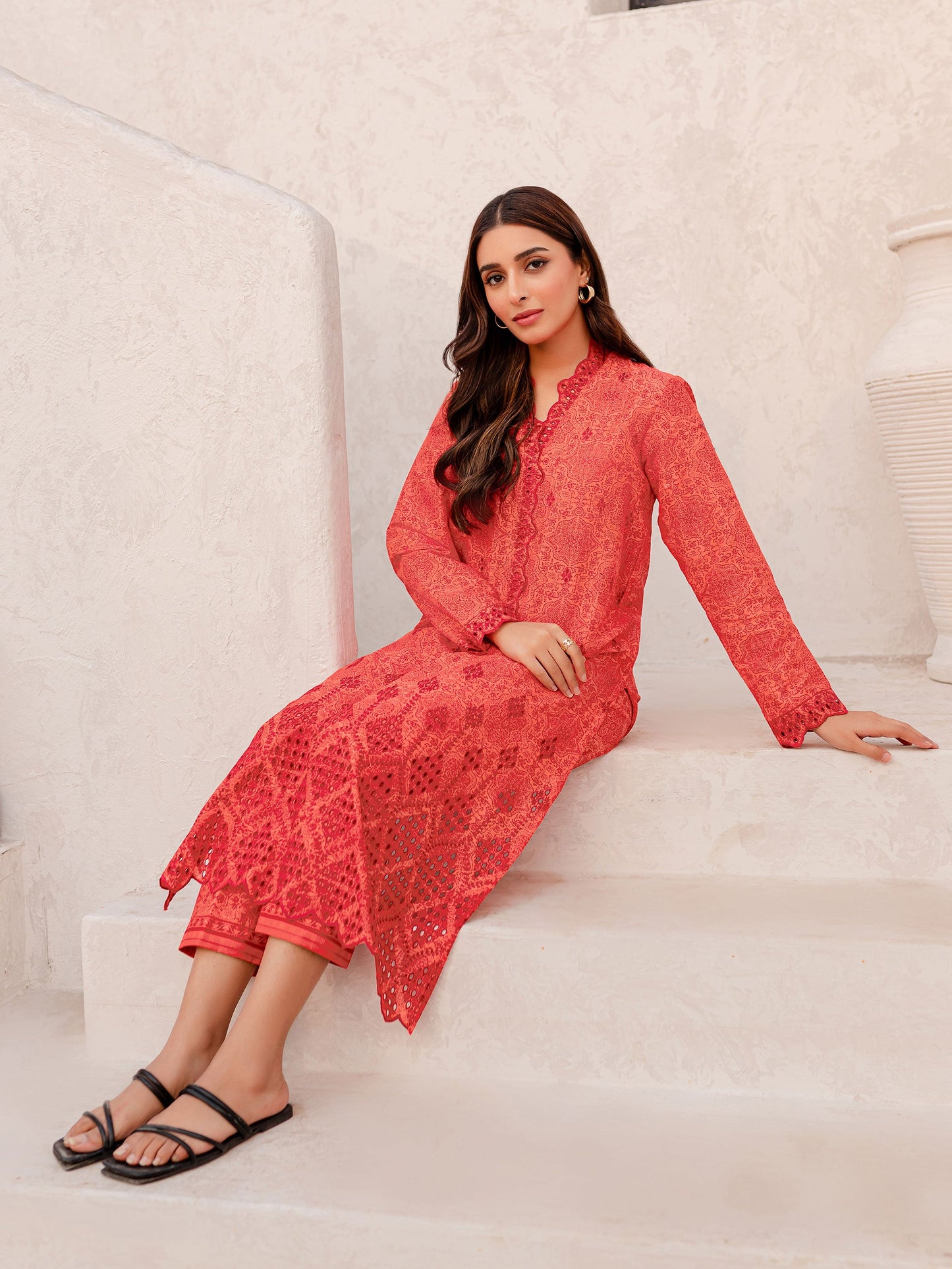 2 Piece Lawn Suit-Embroidered (Pret)