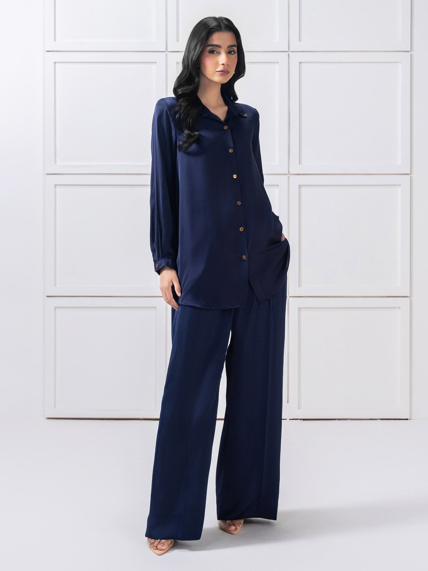 Silk Co-Ord Set-Dyed (Pret)