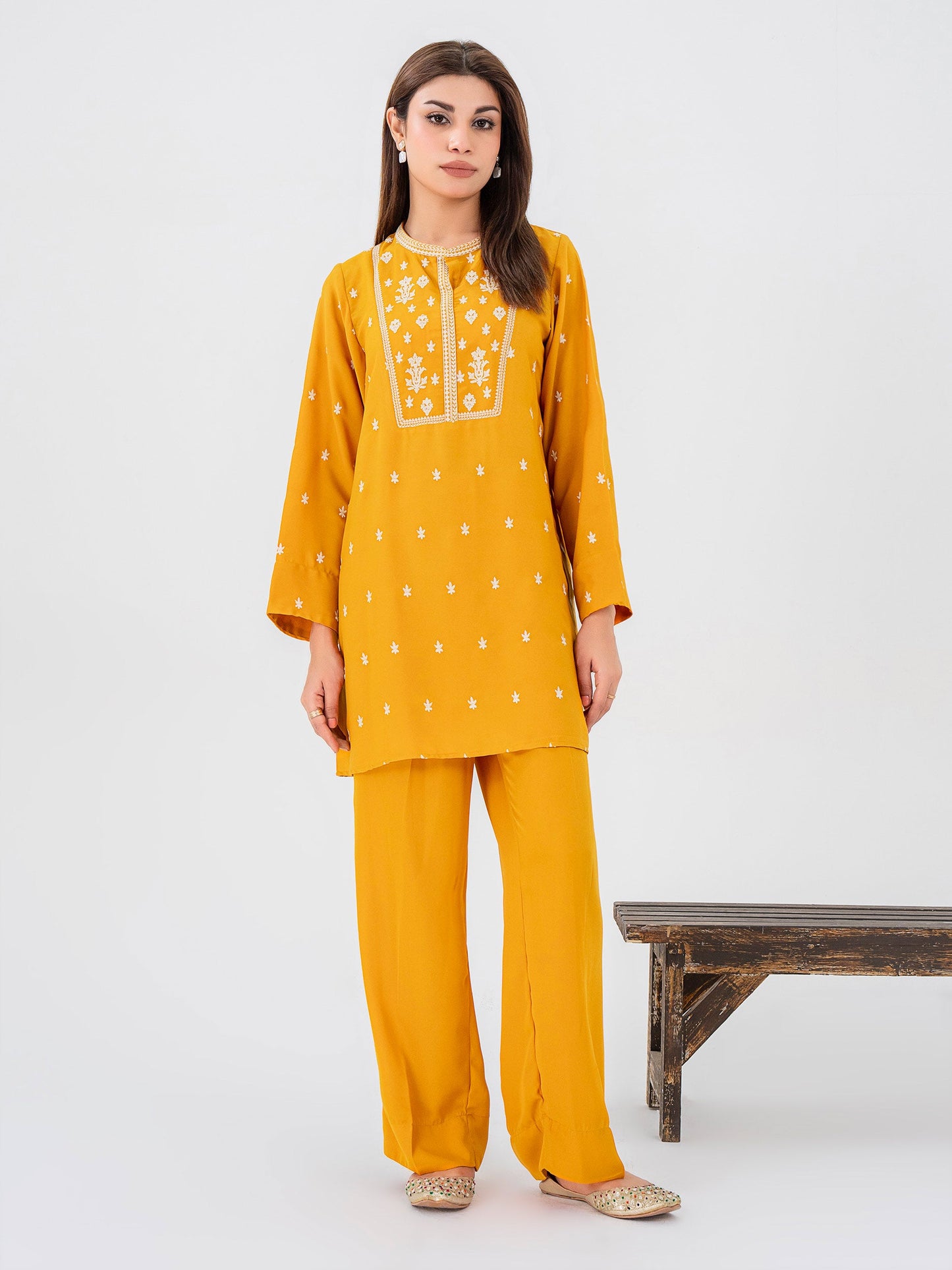 Grip Co-Ord Set-Embroidered (Pret)