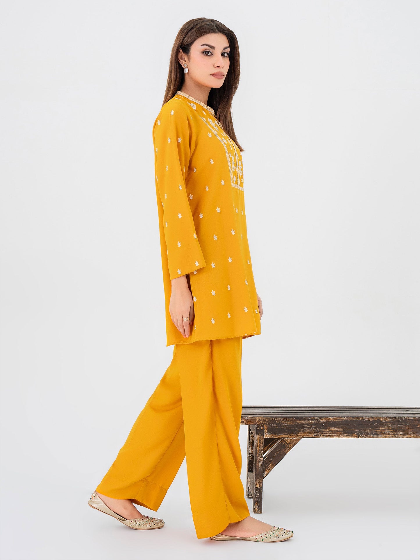 Grip Co-Ord Set-Embroidered (Pret)