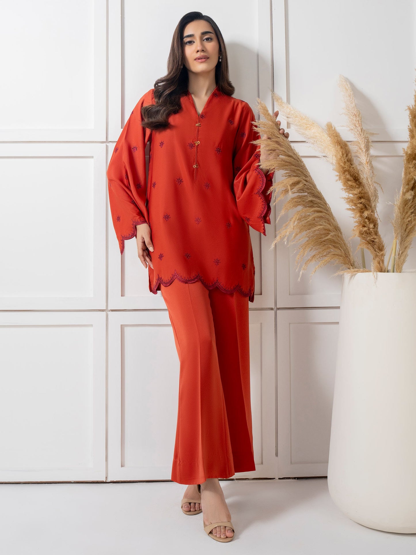 Grip Co-Ord Set-Embroidered (Pret)