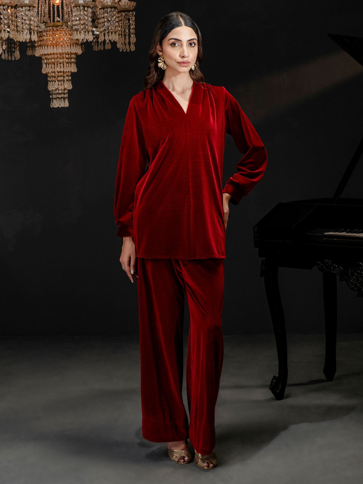 Dyed Velour Co-Ord Set