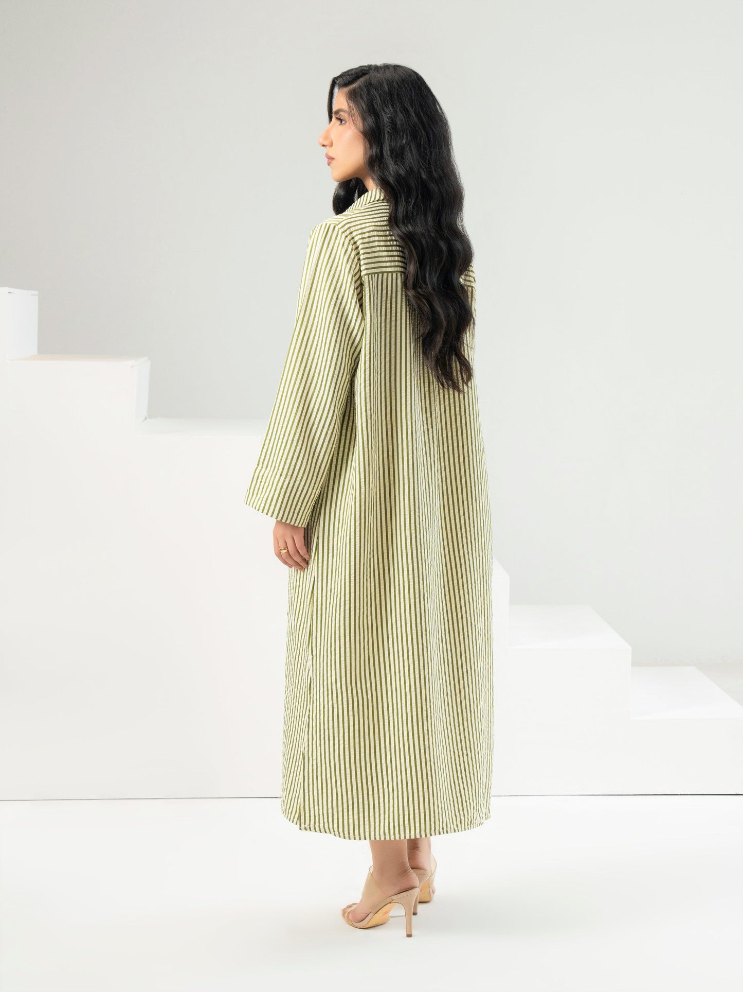 Printed Yarn Dyed Dress