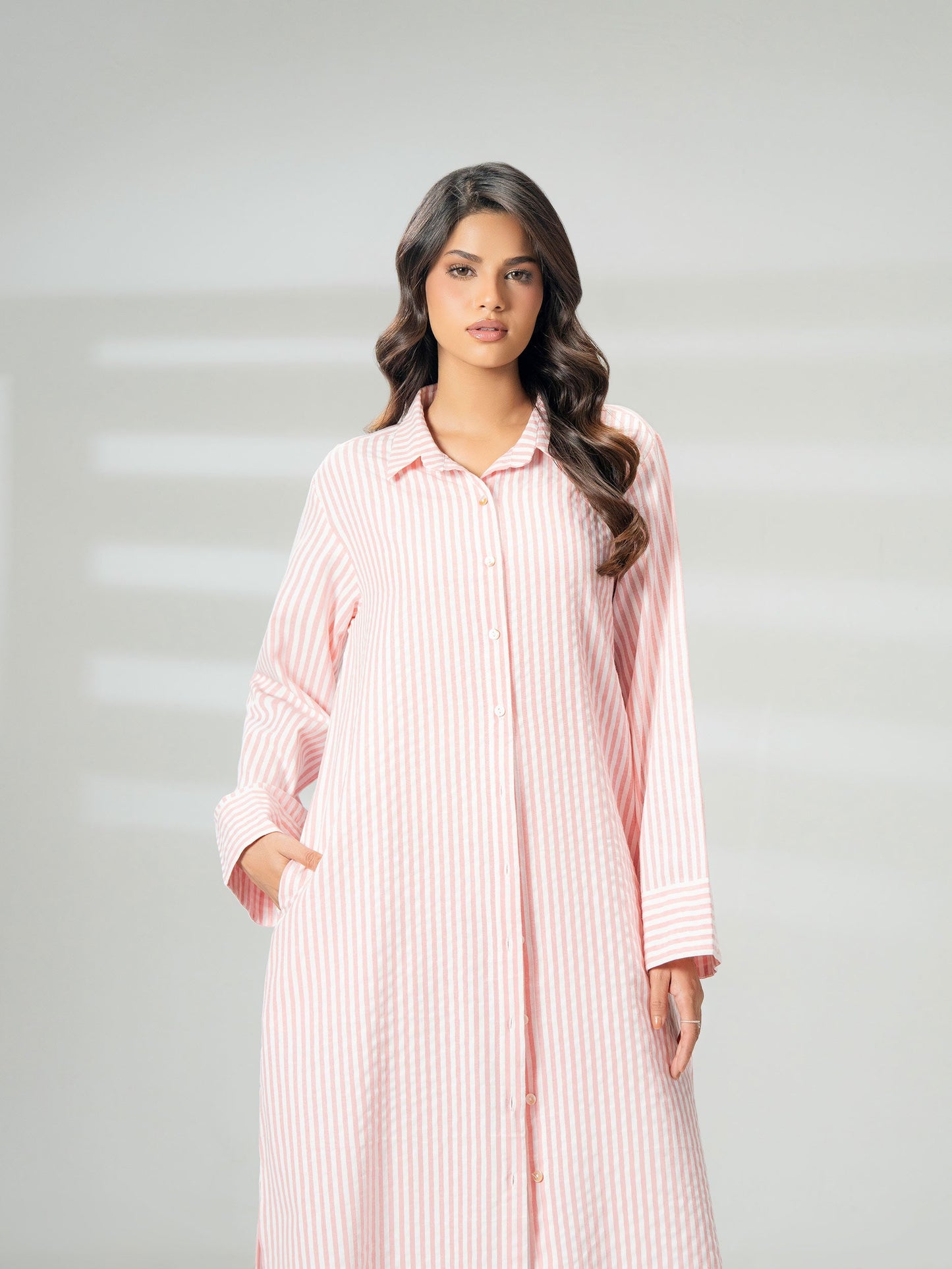 Printed Yarn Dyed Dress